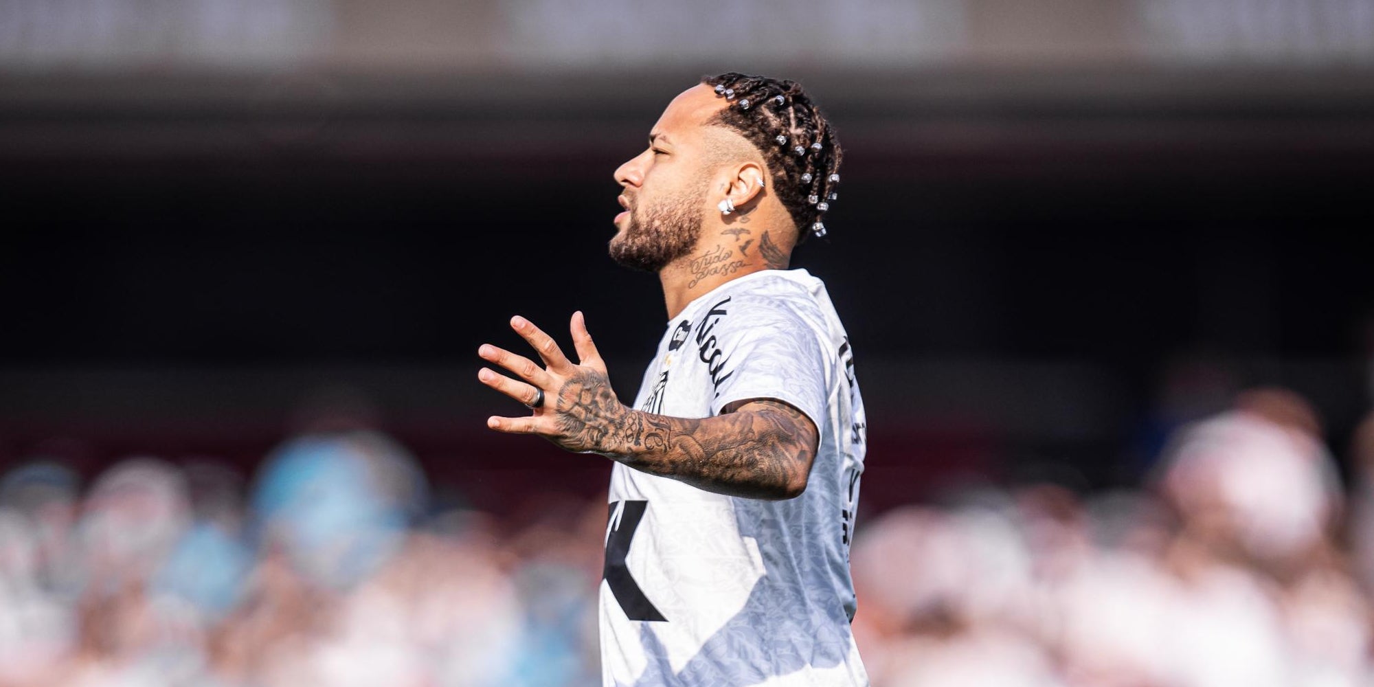  Neymar Jr., durante el partido contra el Vasco da Gama | Santos FC 