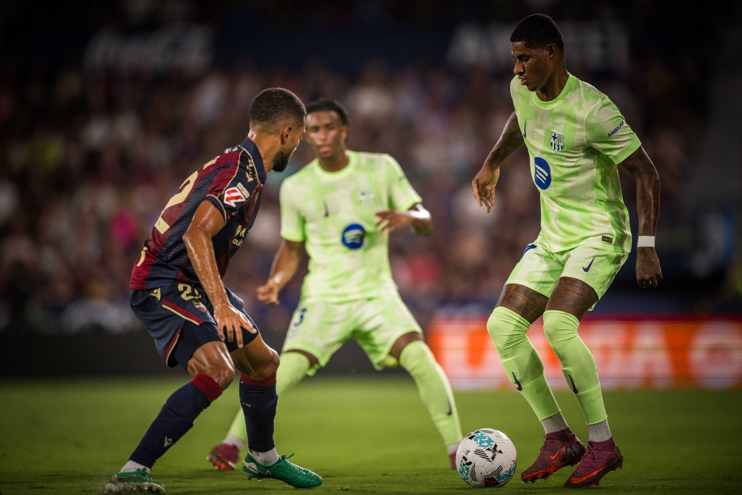Marcus Rashford, durant el Llevant-Barça | FC Barcelona