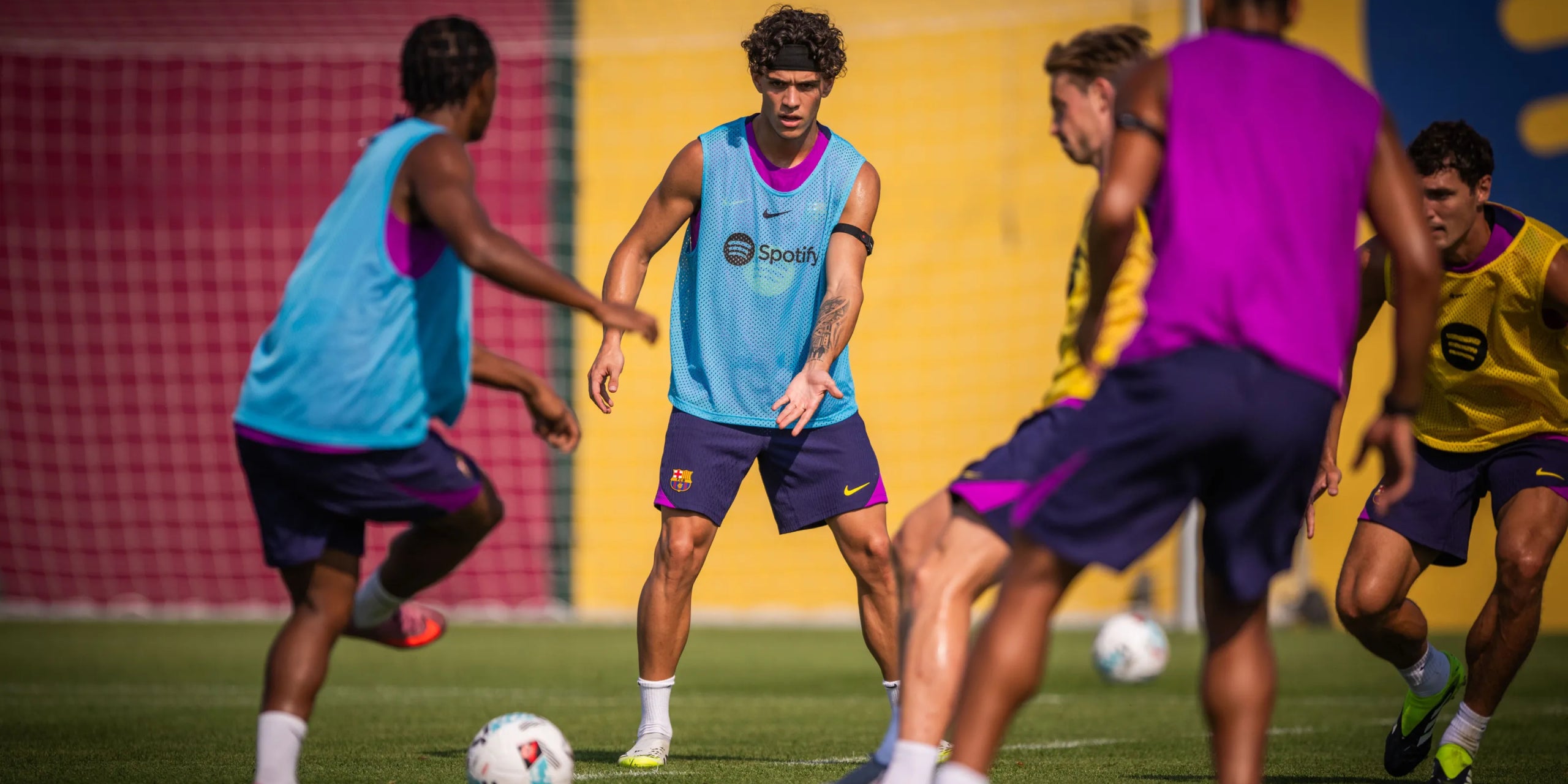 Héctor Fort, durant un entrenament del Barça | FC Barcelona