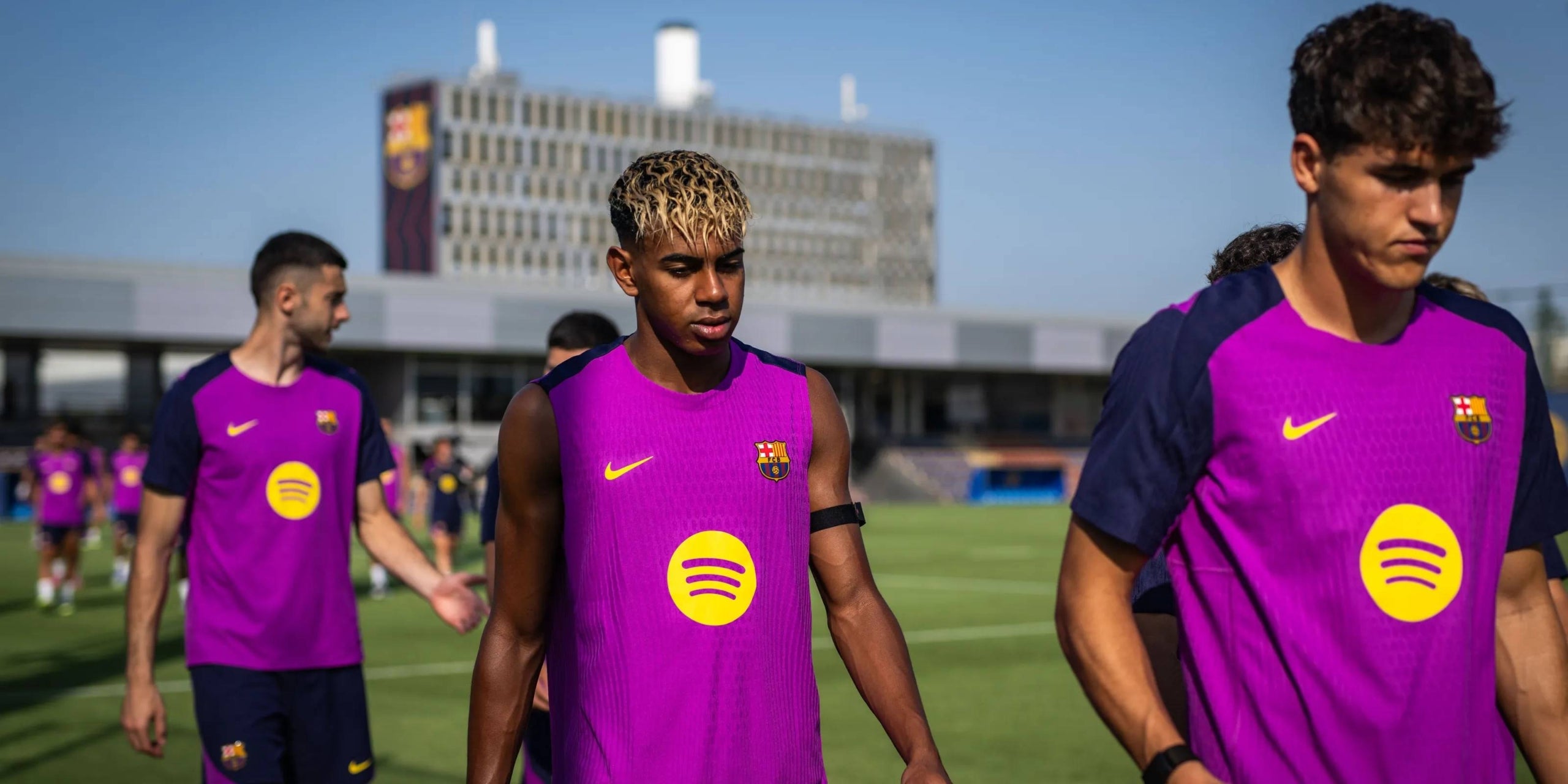 Los jugadores del Barça, durante un entrenamiento | FC Barcelona