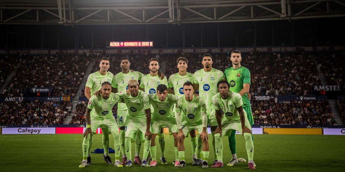 El once titular del Barça en su partido de Liga en el campo del Levante | Fútbol Club Barcelona
