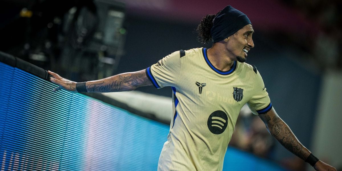 Raphinha, durante el partido contra el Seoul de la gira asiática | FC Barcelona