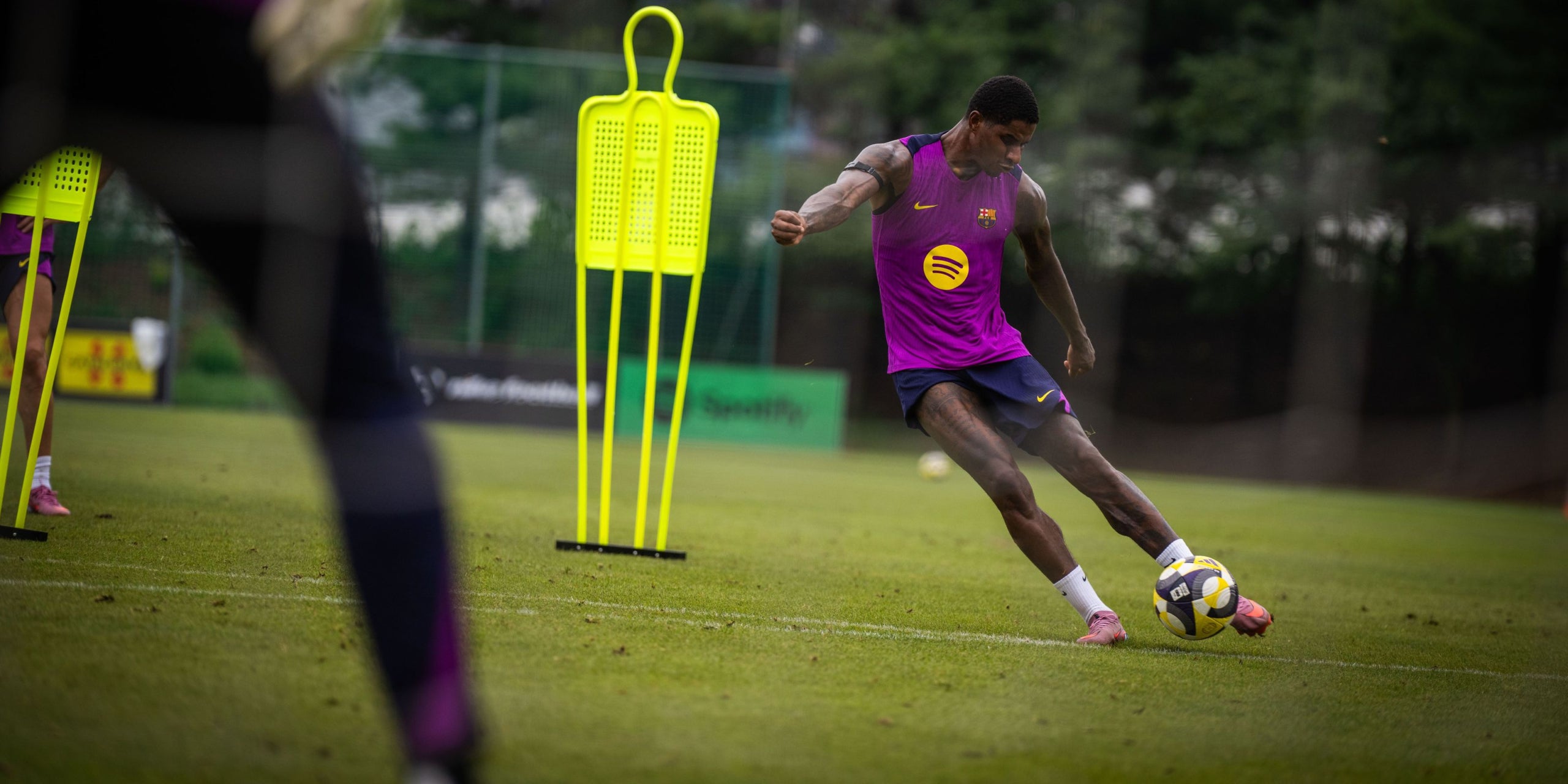 Marcus Rashford, entrenant amb el Barça | Futbol Club Barcelona