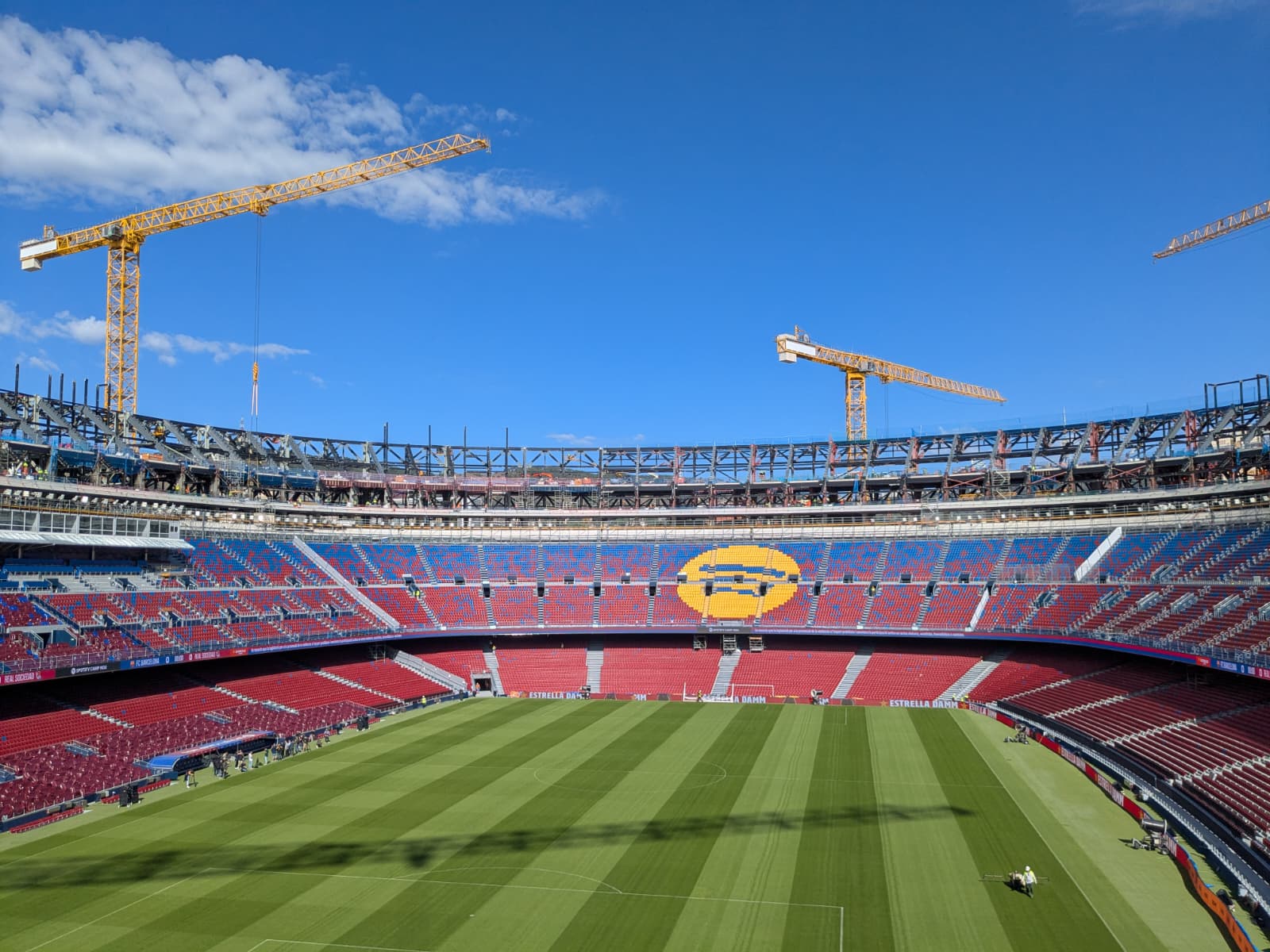 L'estat actual de l'Spotify Camp Nou, des de la segona graderia | Món Esport