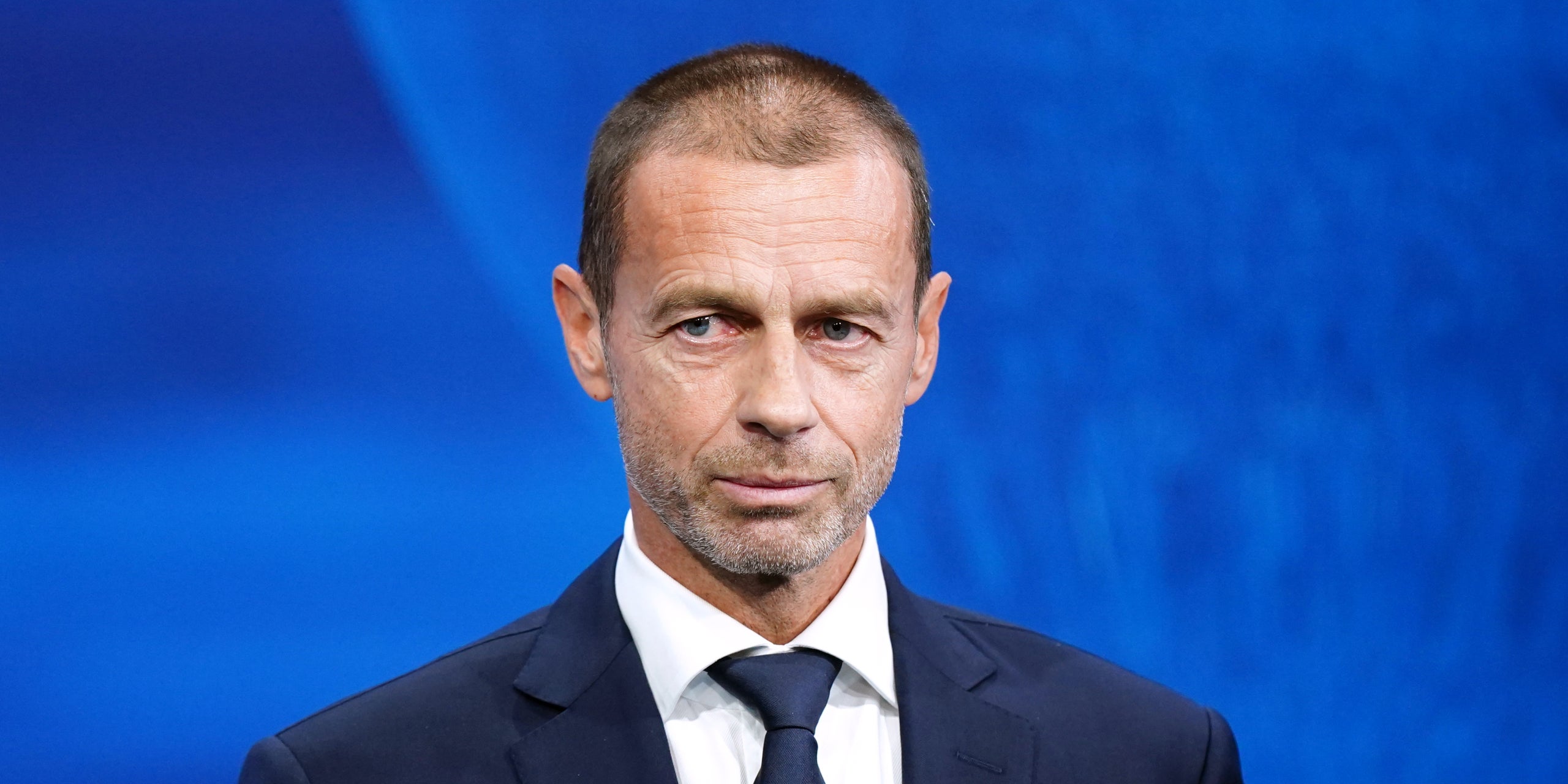 El presidente de la UEFA, Aleksander Ceferin, en una imagen de archivo | Europa Press