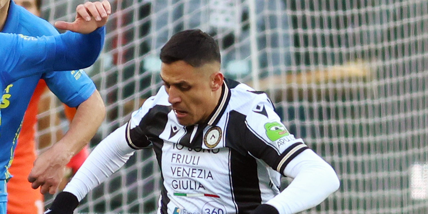 Alexis Sánchez, durant un partit amb l'Udinese | Europa Press