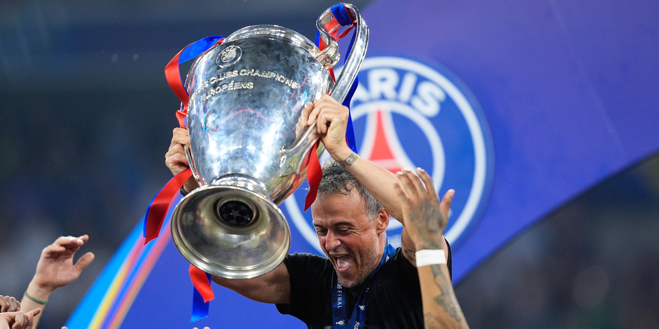 Luis Enrique, després de guanyar la Champions League amb el PSG | Europa Press