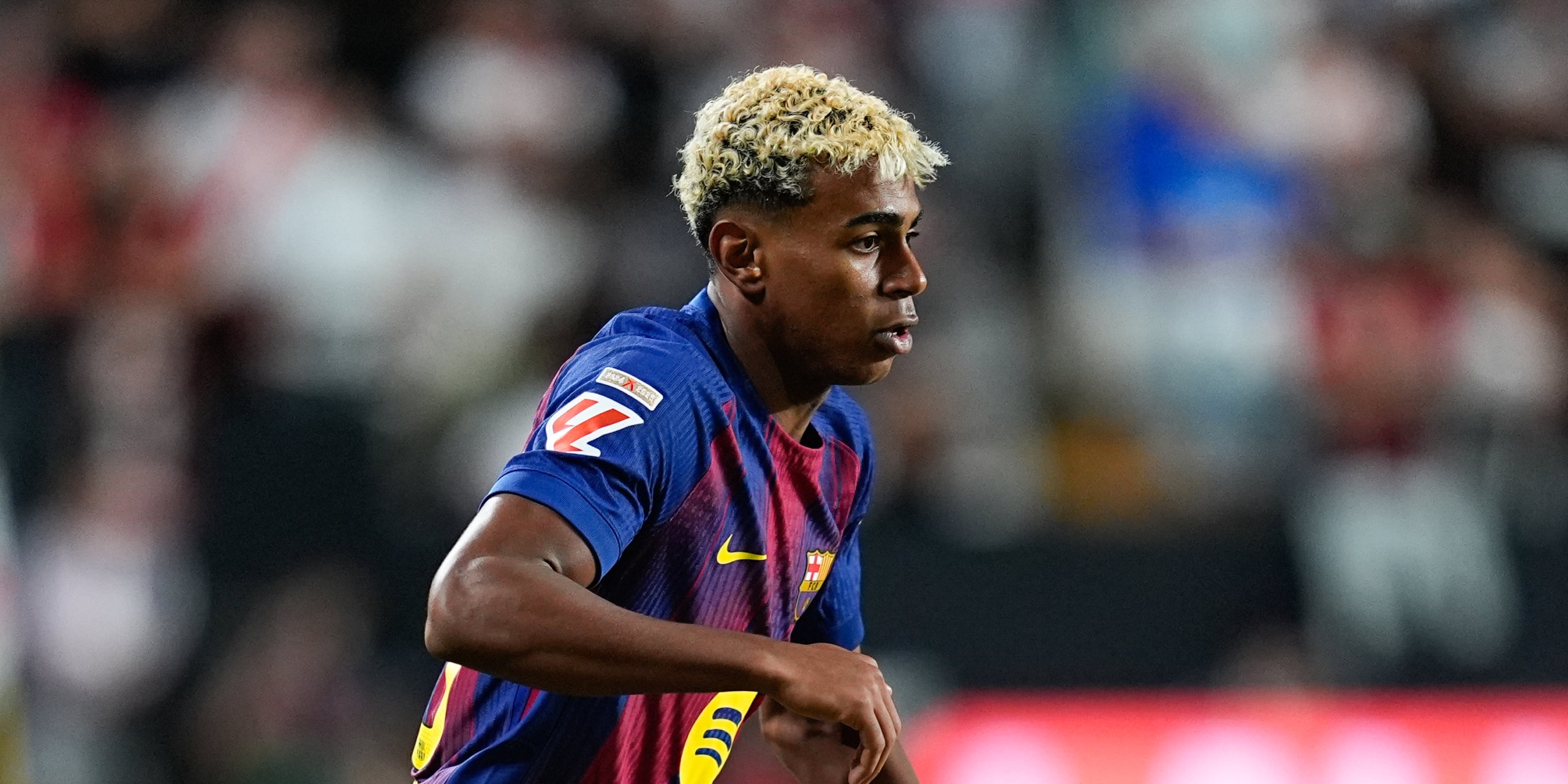 Lamine Yamal, durant un partit amb el Barça | Europa Press