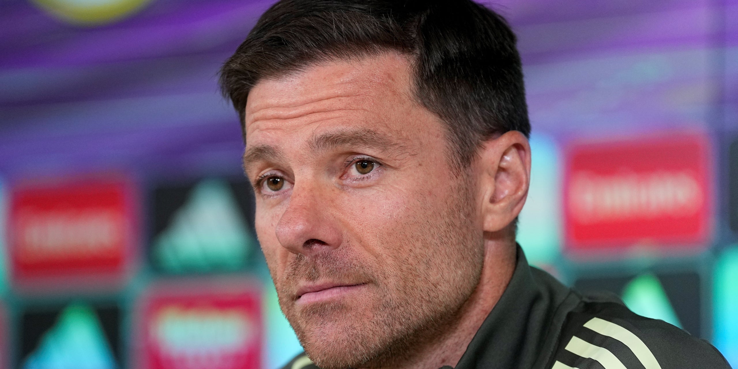 Xabi Alonso, entrenador del Real Madrid, durante una rueda de prensa | Europa Press