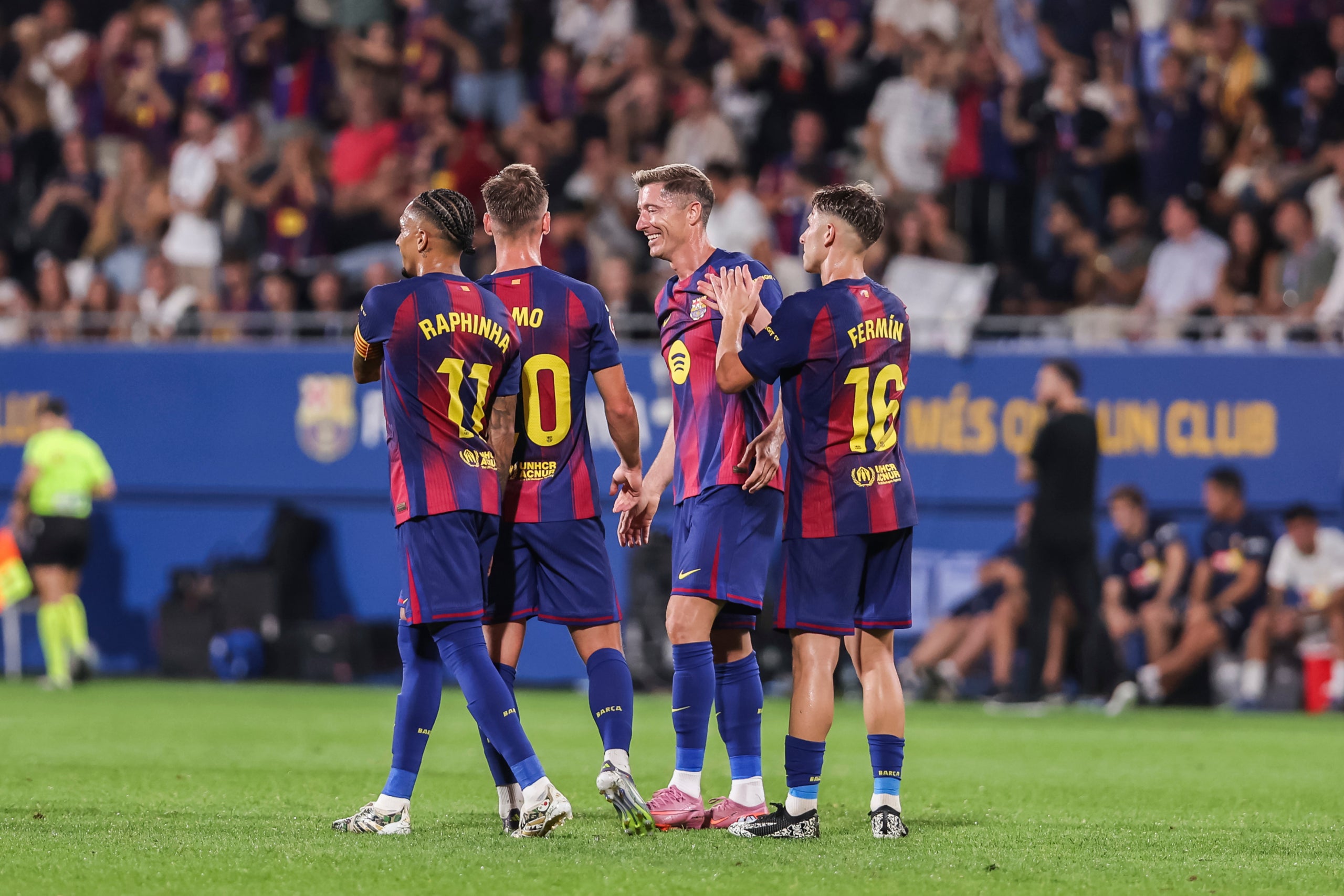 Els jugadors del Barça, celebrant un gol | Europa Press