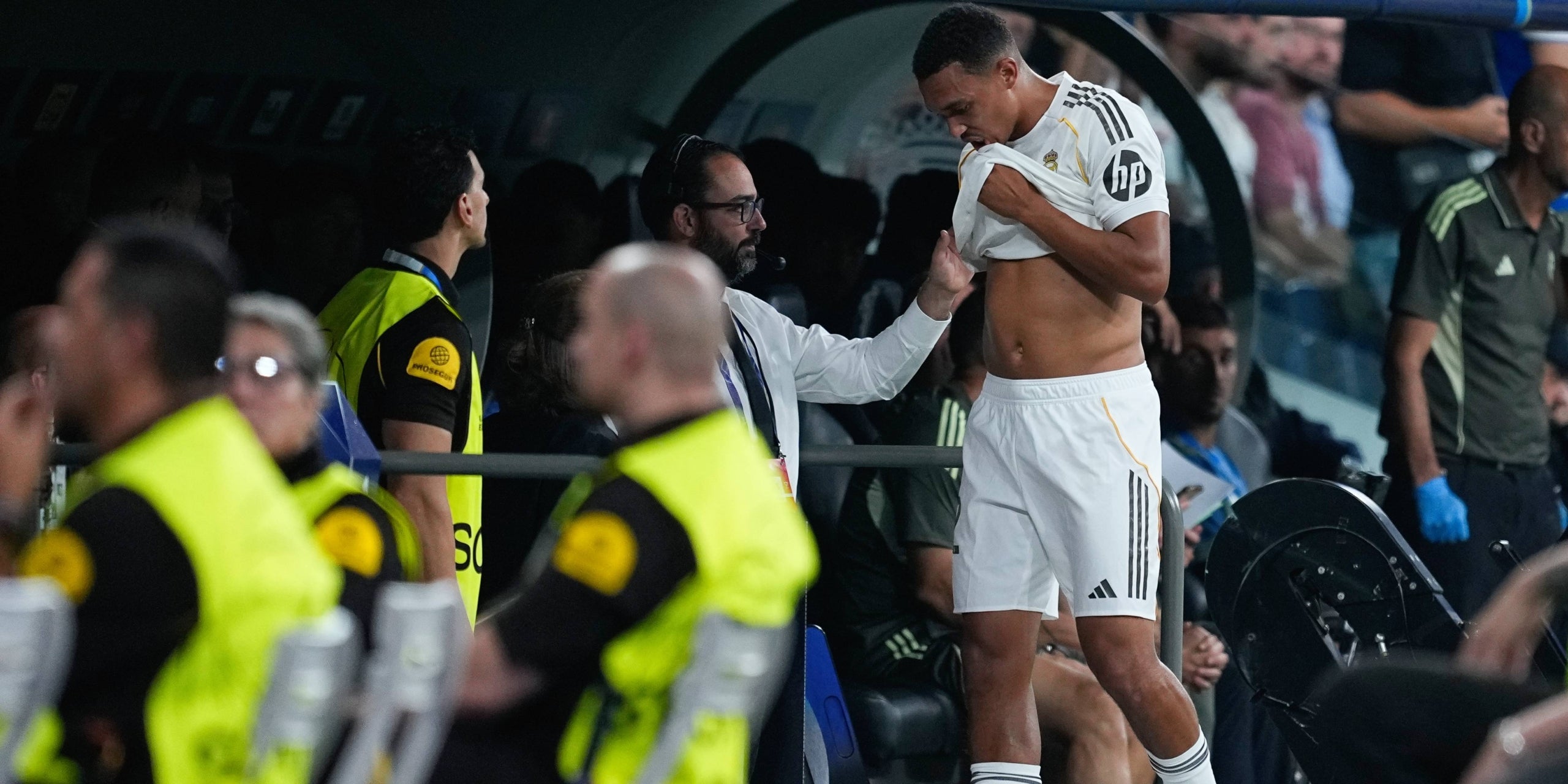 Trent Alexander-Arnold, després de lesionar-se | Europa Press