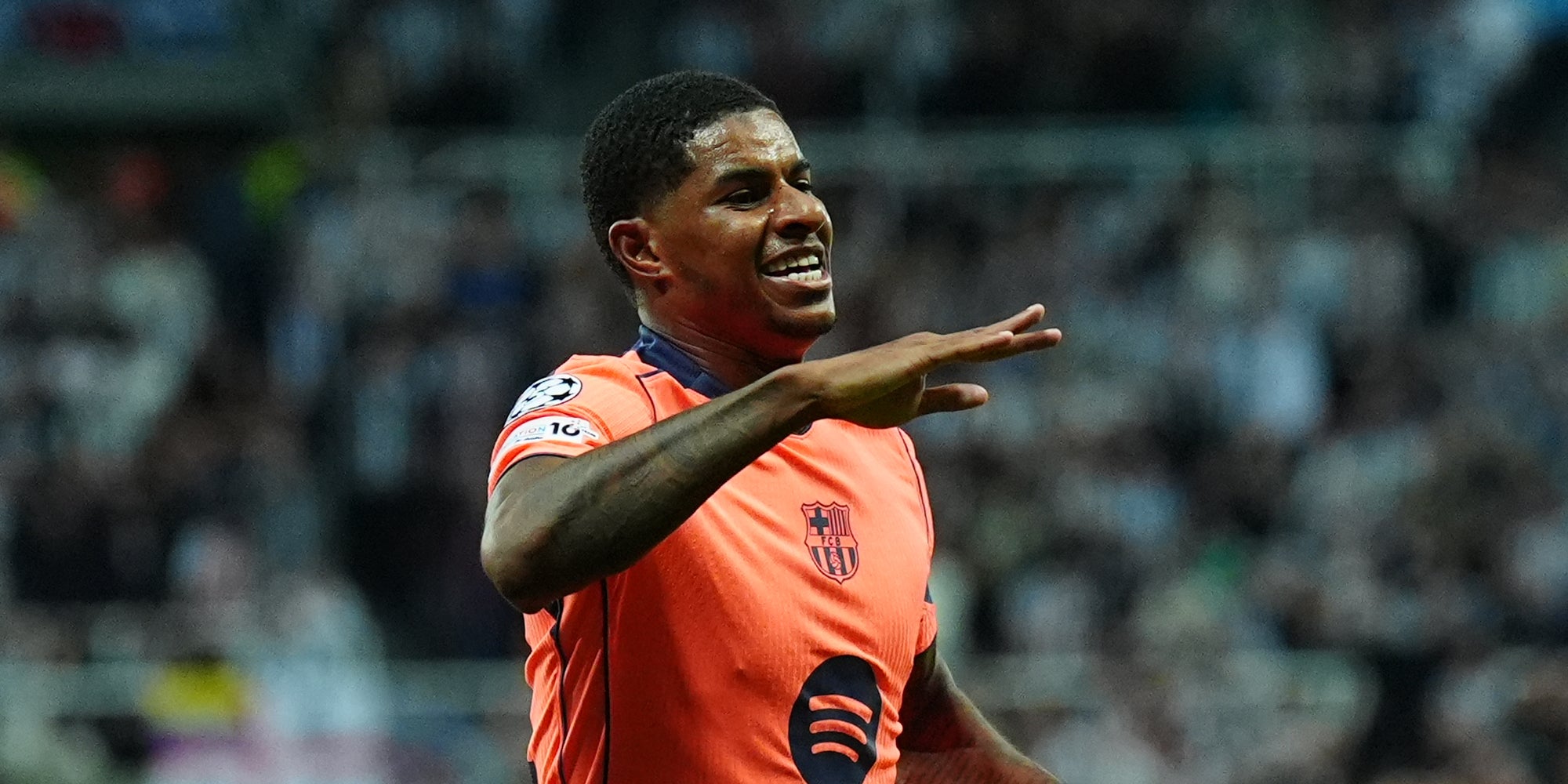 Marcus Rashford, durant un partit amb el Barça | Europa Press