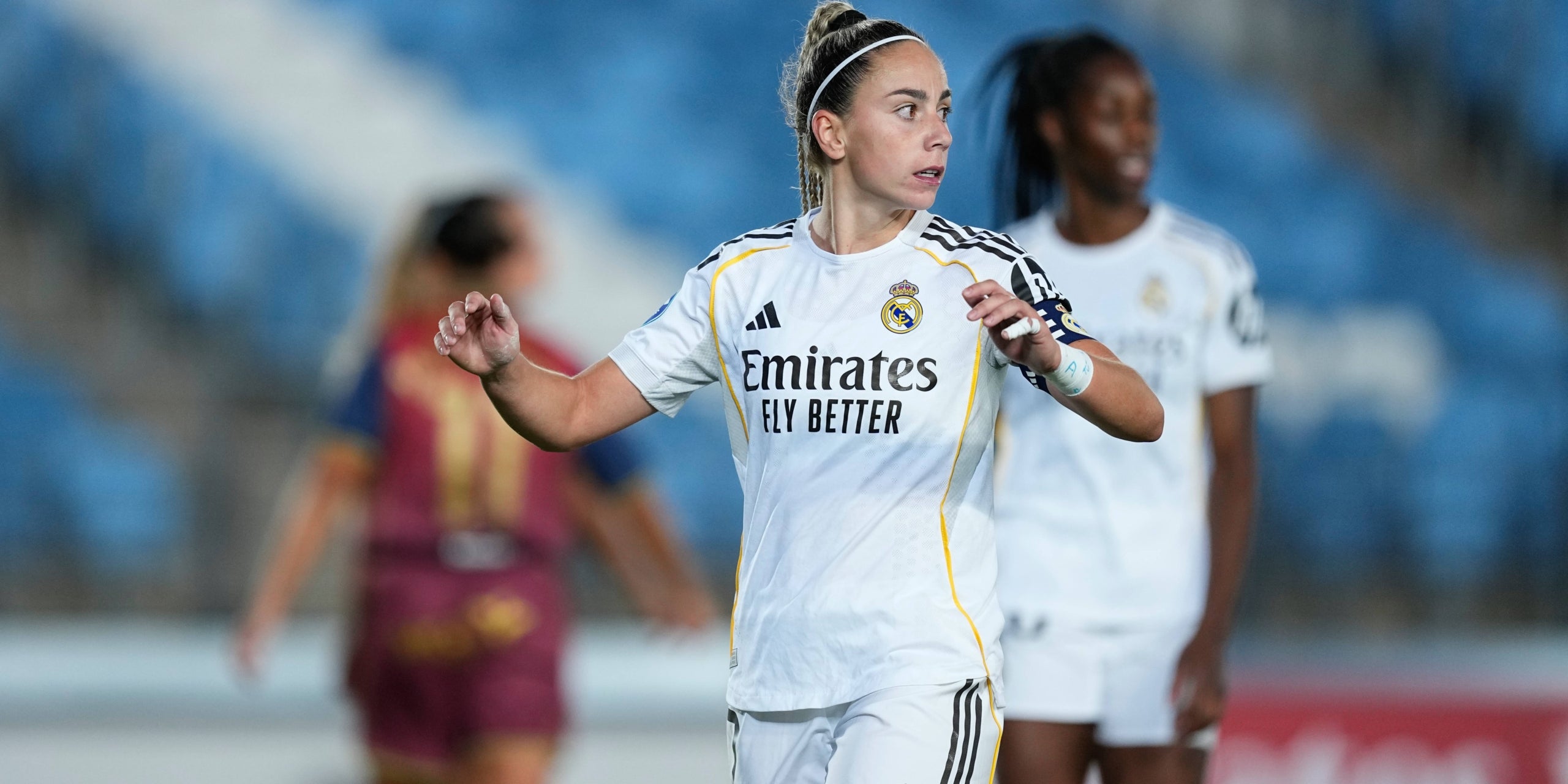 Athenea del Castillo, durant un partit del Madrid | Europa Press