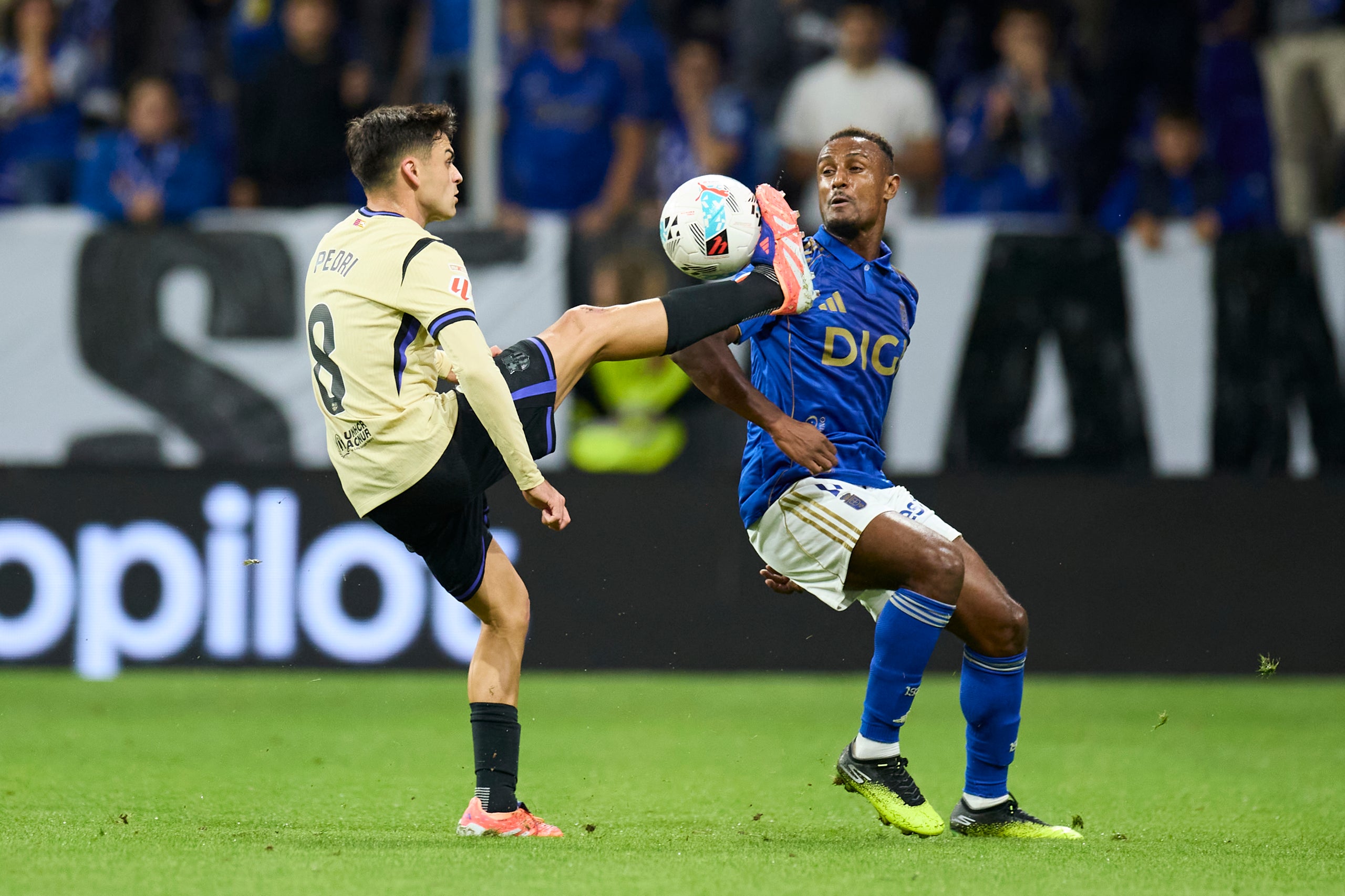 Pedri, durant l'Oviedo-Barça | Europa Press