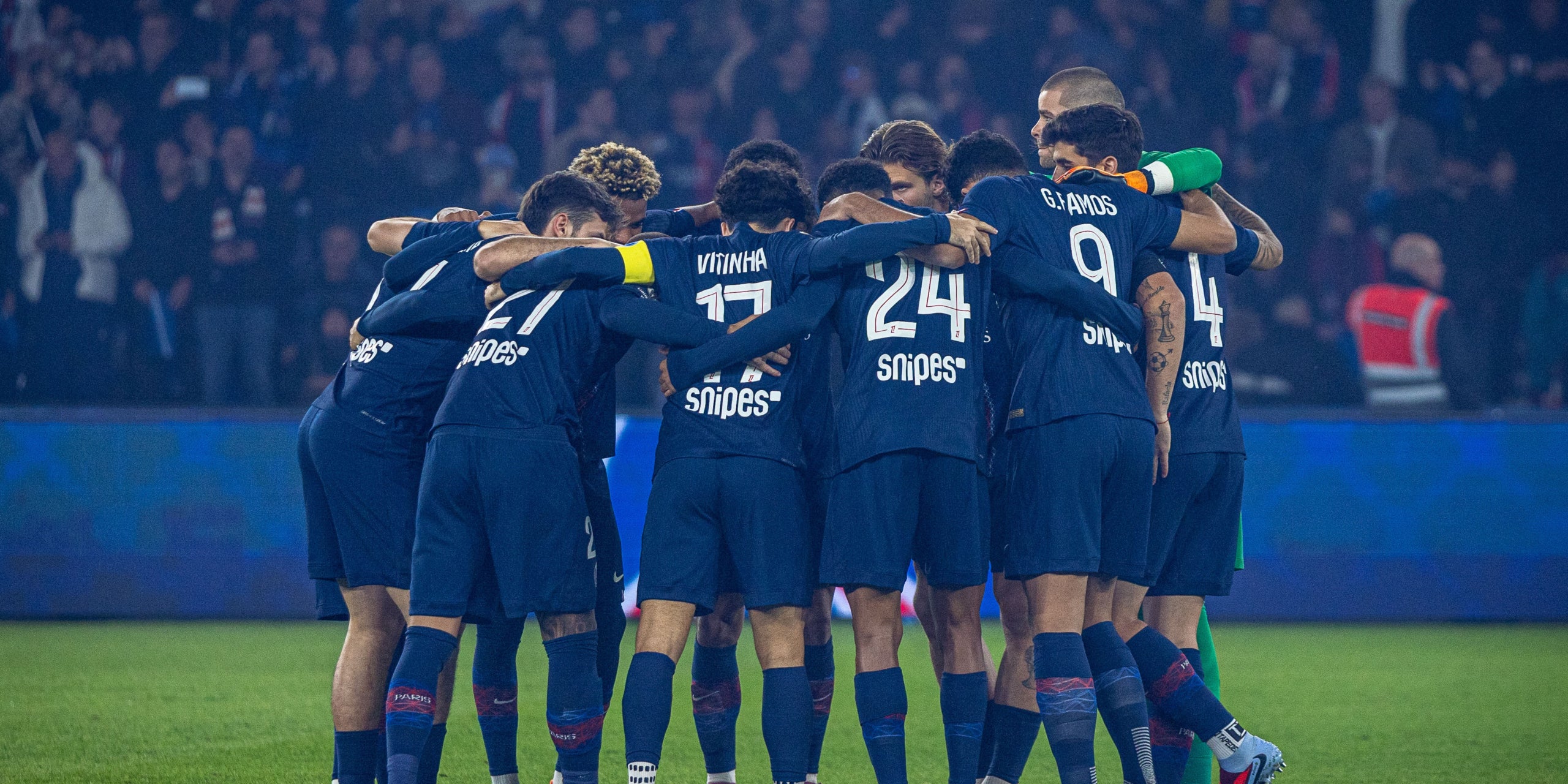 Els jugadors del PSG, durant un partit de la lliga francesa | Europa Press