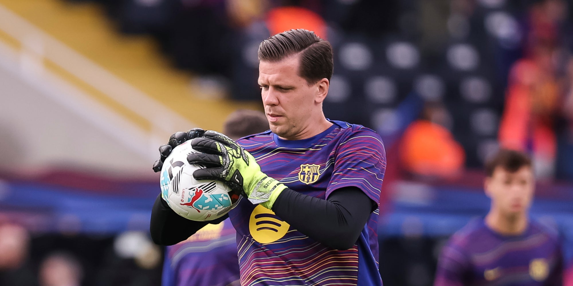 Wojciech Szczesny, durant un partit amb el Barça | Europa Press