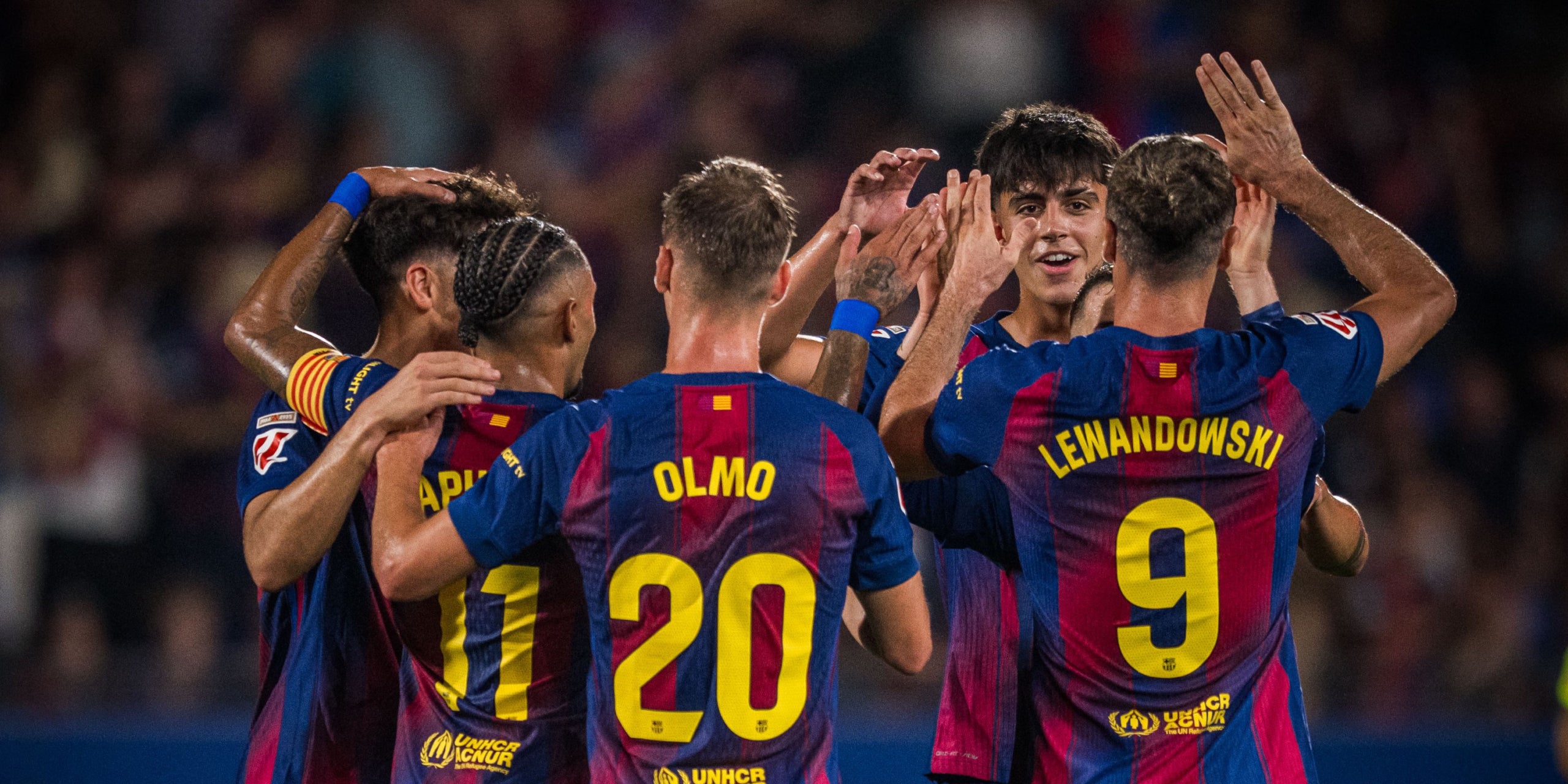 Els jugadors del Barça, celebrant un gol contra el València | Europa Press