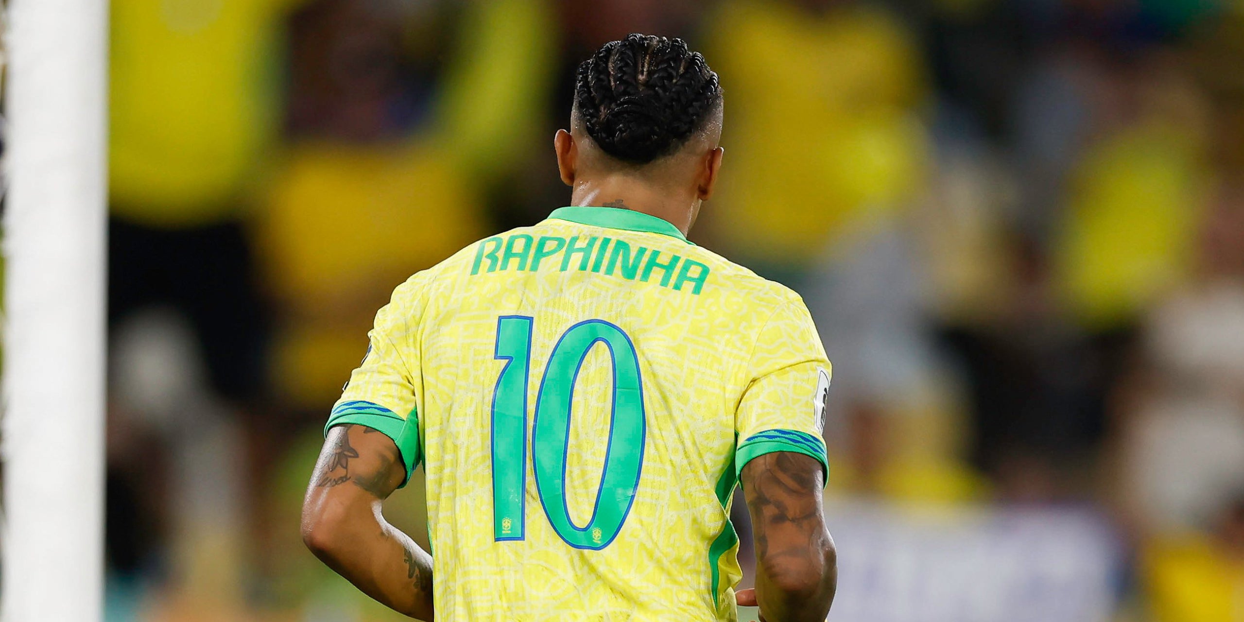 Raphinha, durant un partit amb la selecció brasilera | @CBF_Futebol