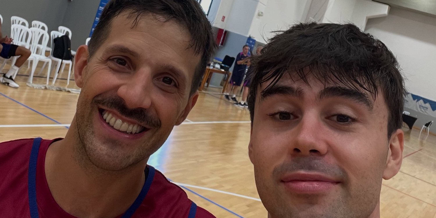 Nico Laprovittola i Juan Núñez, després de rebre l'alta mèdica | FC Barcelona