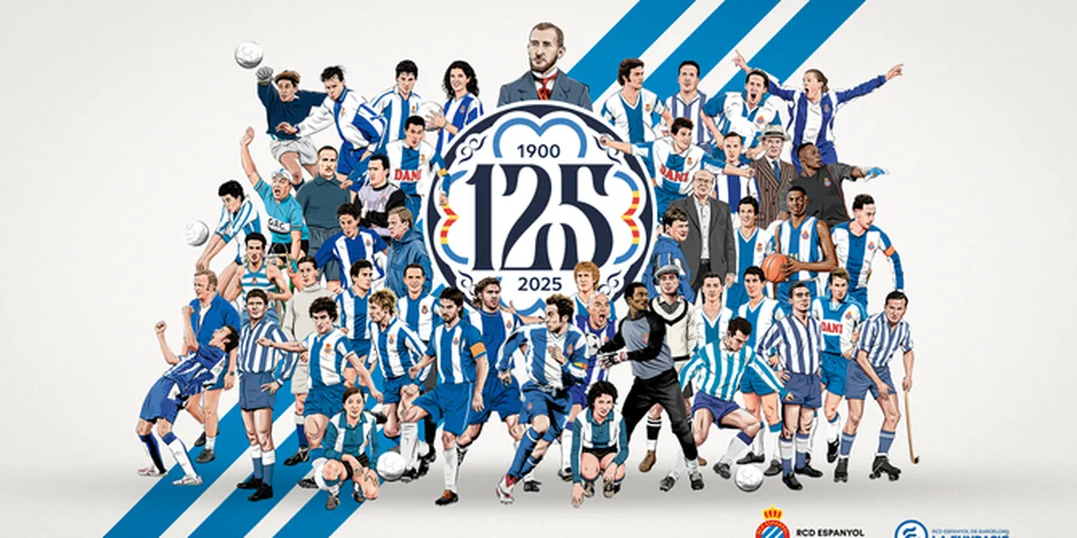 Cartell de la celebració dels 125 anys d'història de l'Espanyol | RCD Espanyol
