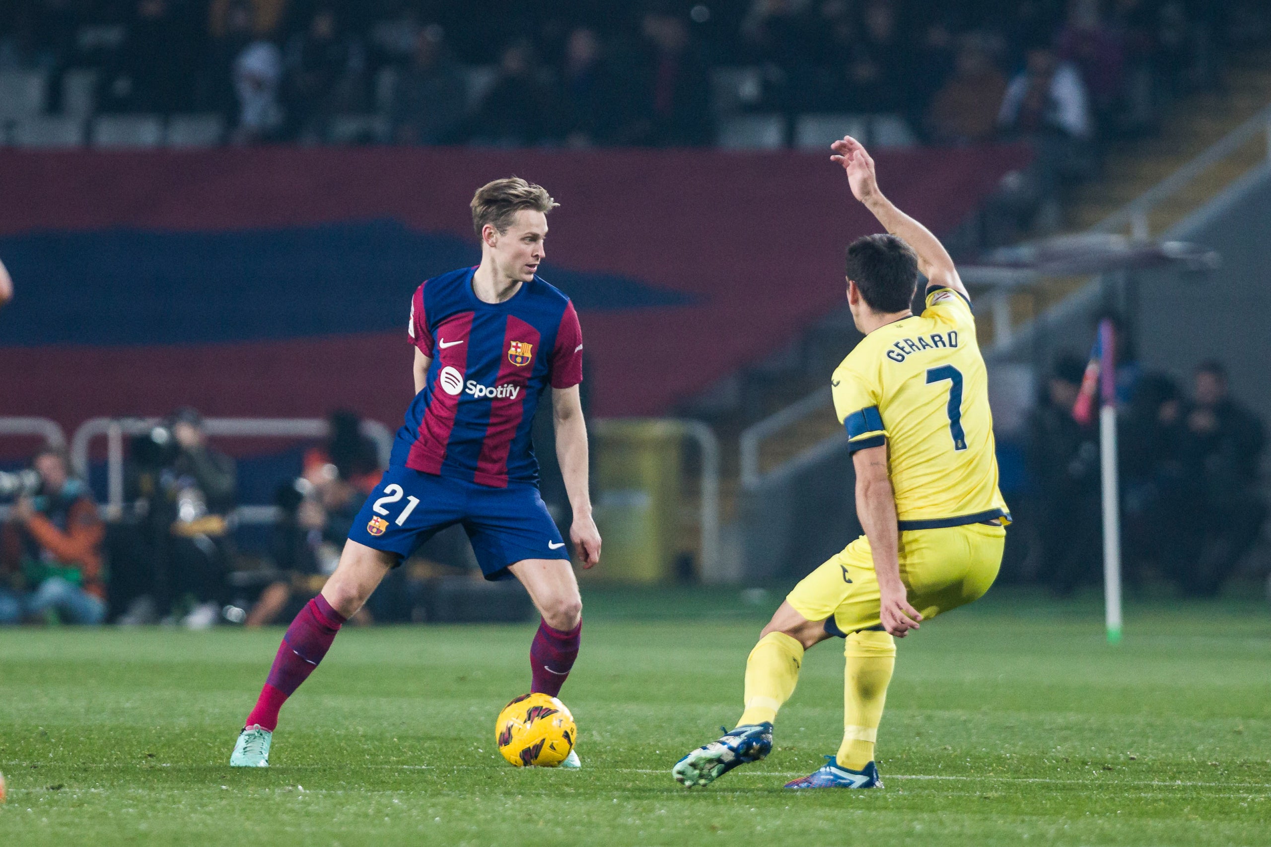 Frenkie de Jong, durant un partit contra el Vila-real | Europa Press