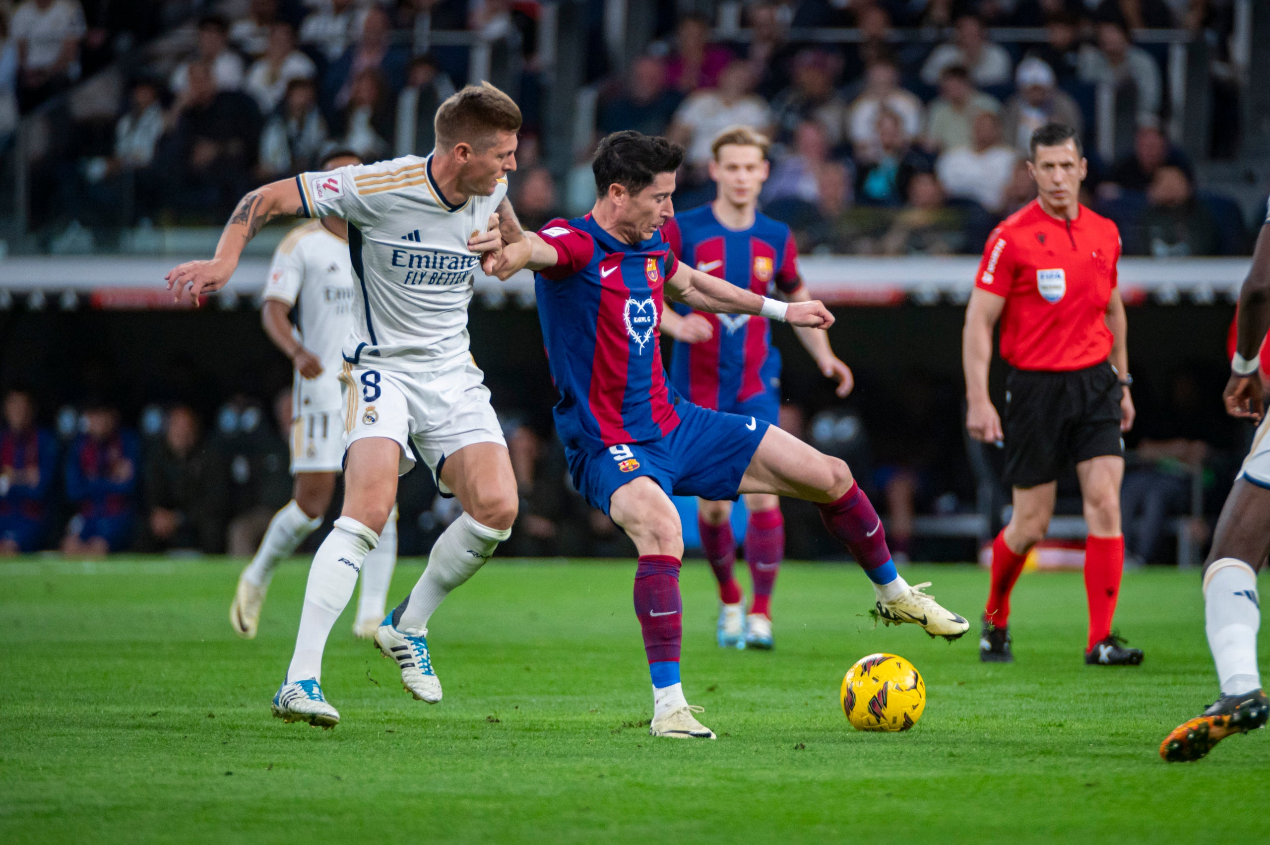 Toni Kroos, durante su último clásico | Europa Press