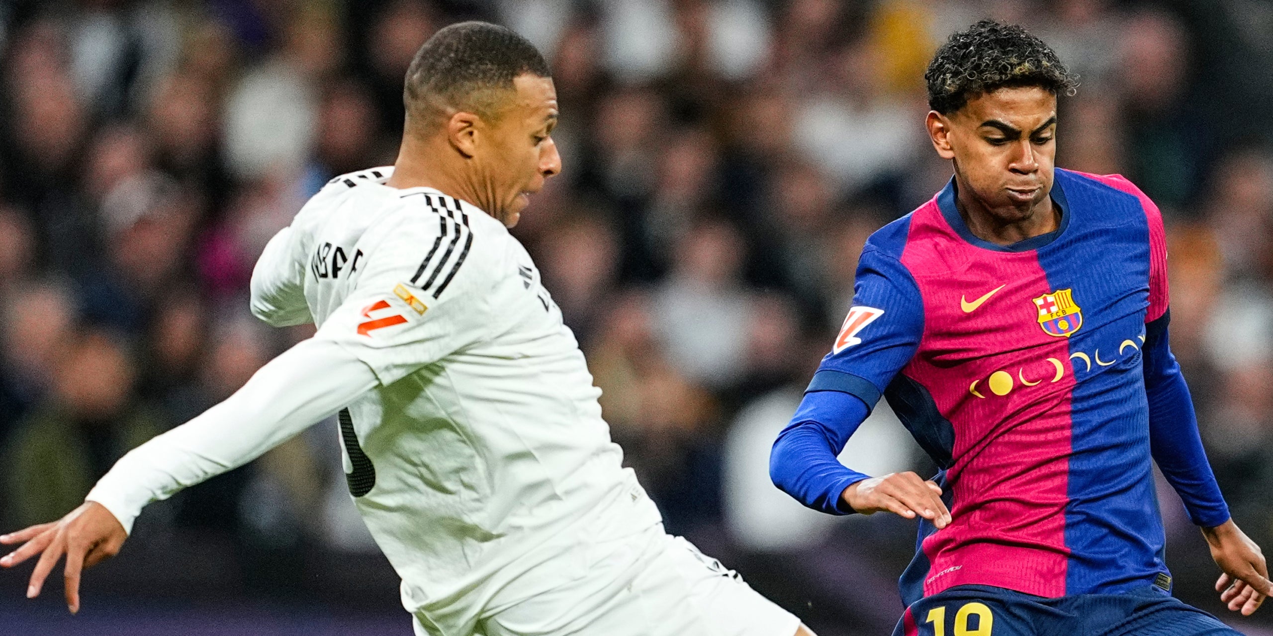 Kylian Mbappé i Lamine Yamal, durant un clàssic de la temporada passada | Europa Press