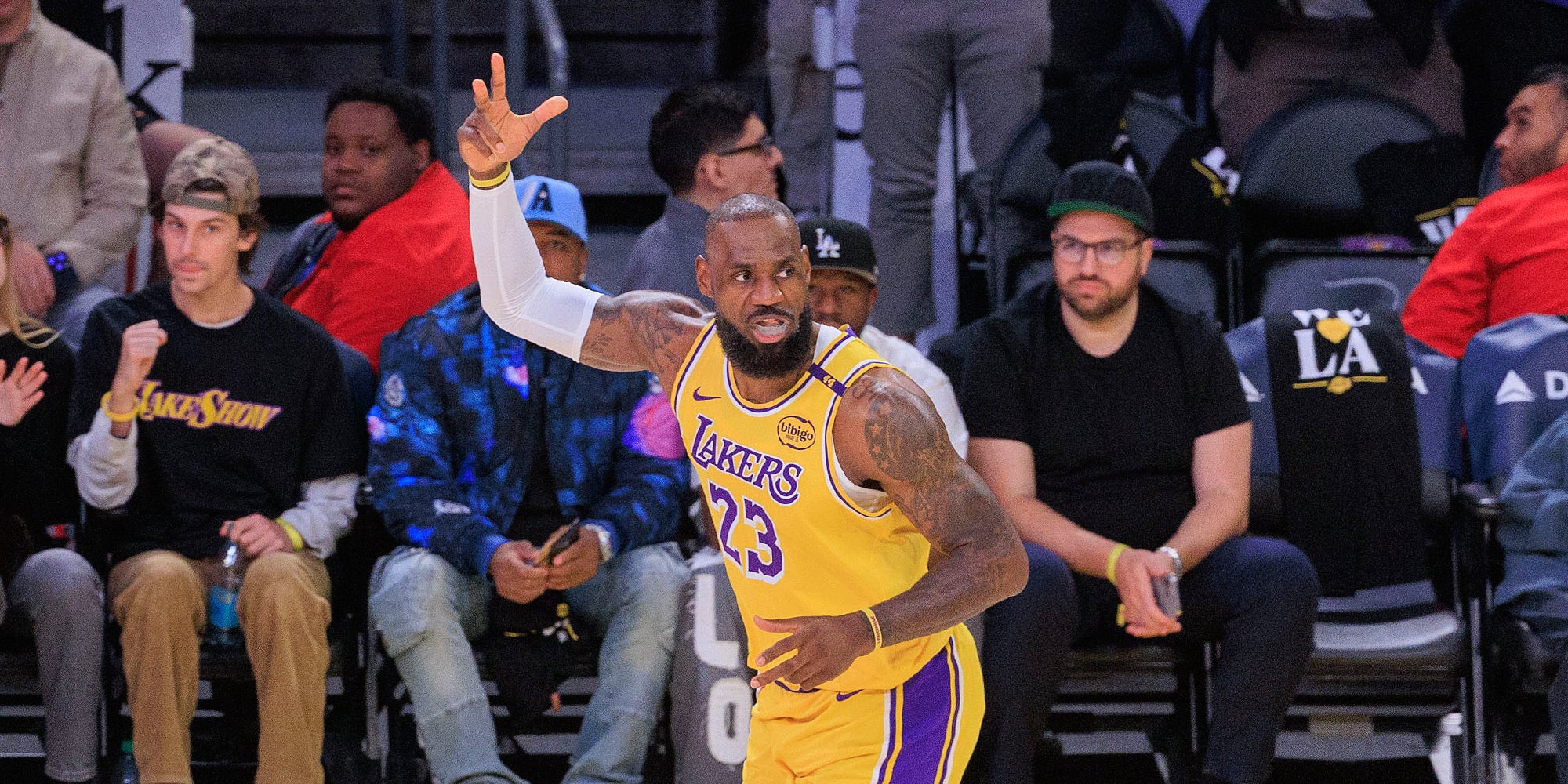 LeBron James, jugador dels Los Angeles Lakers, durant un partit | Europa Press