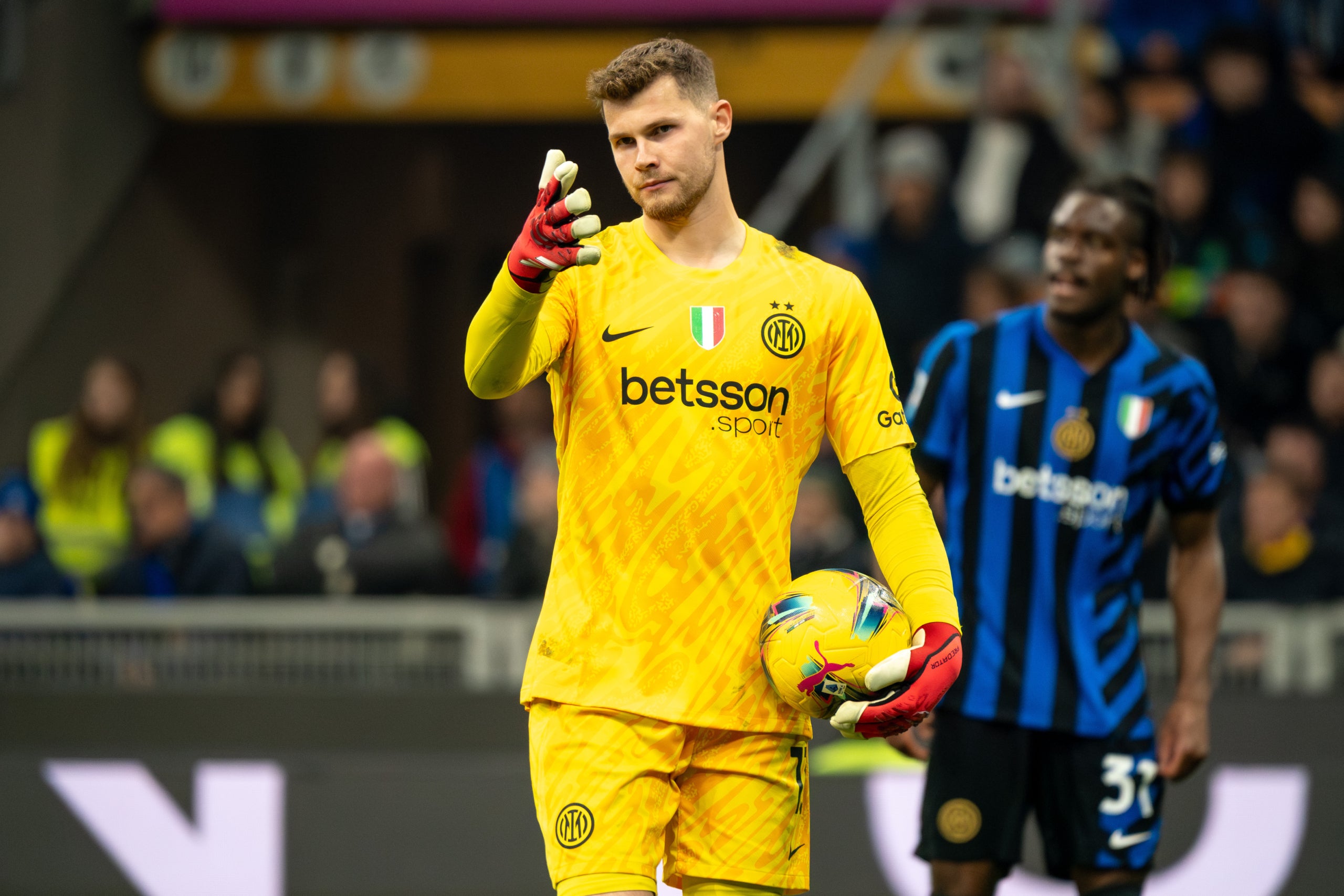 Josep Martínez, durant un partit de l'Inter de Milà | Europa Press