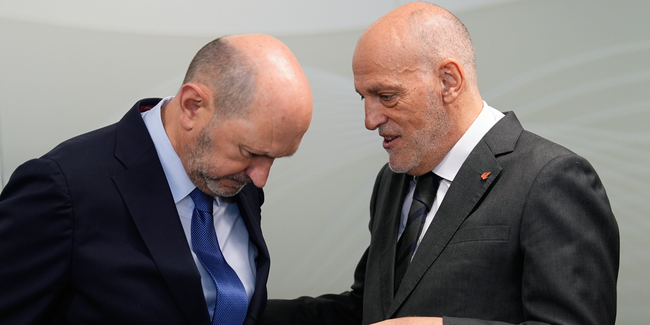 Rafael Louzán i Javier Tebas, en una imatge d'arxiu | Europa Press
