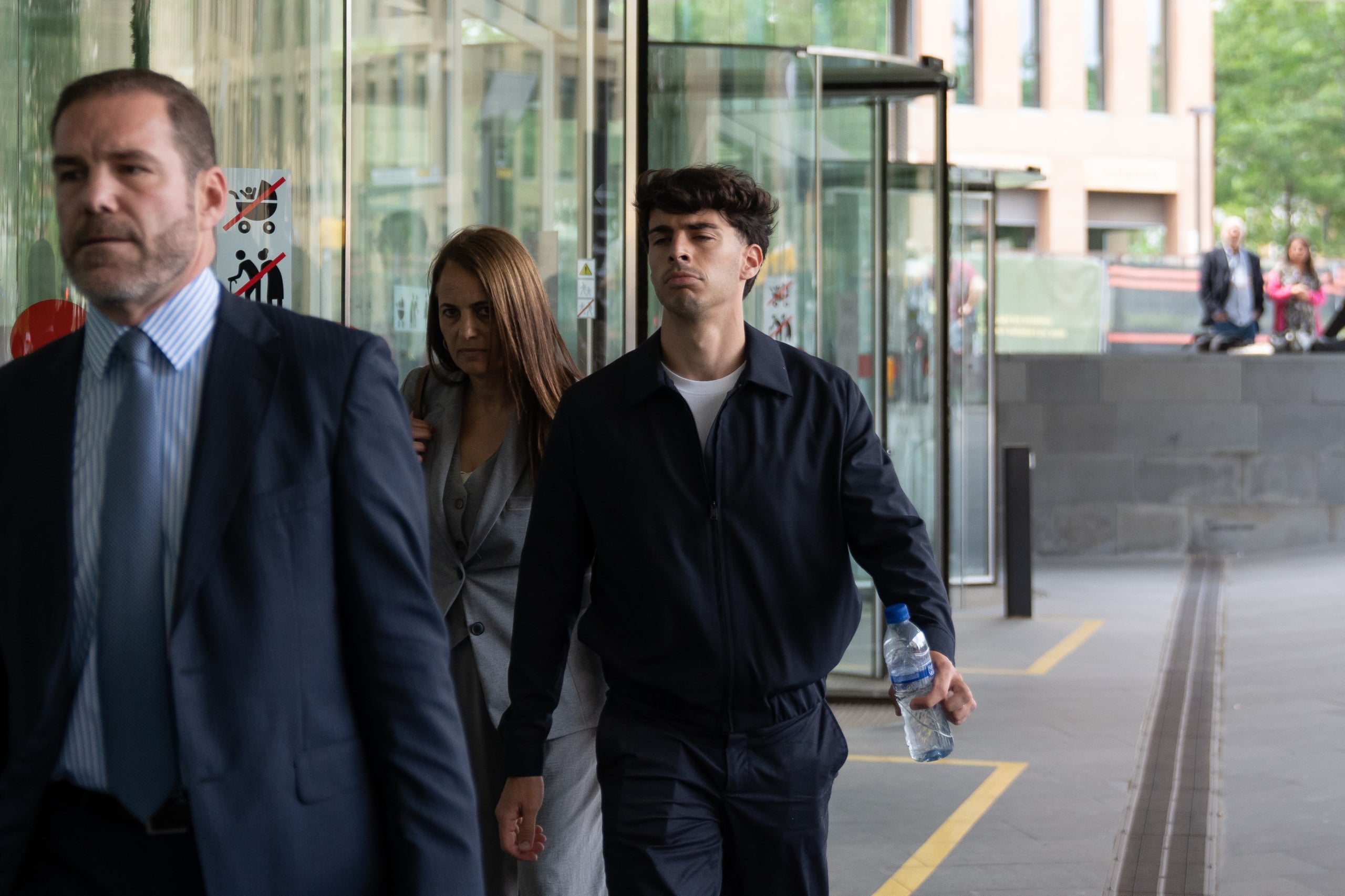 Álvaro Aguado, a la Ciutat de la Justícia de Barcelona | Europa Press