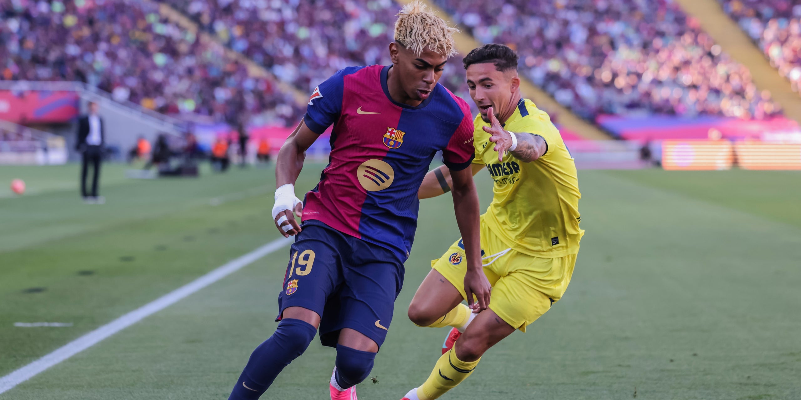 Lamine Yamal, durant un partit contra el Vila-real | Europa Press