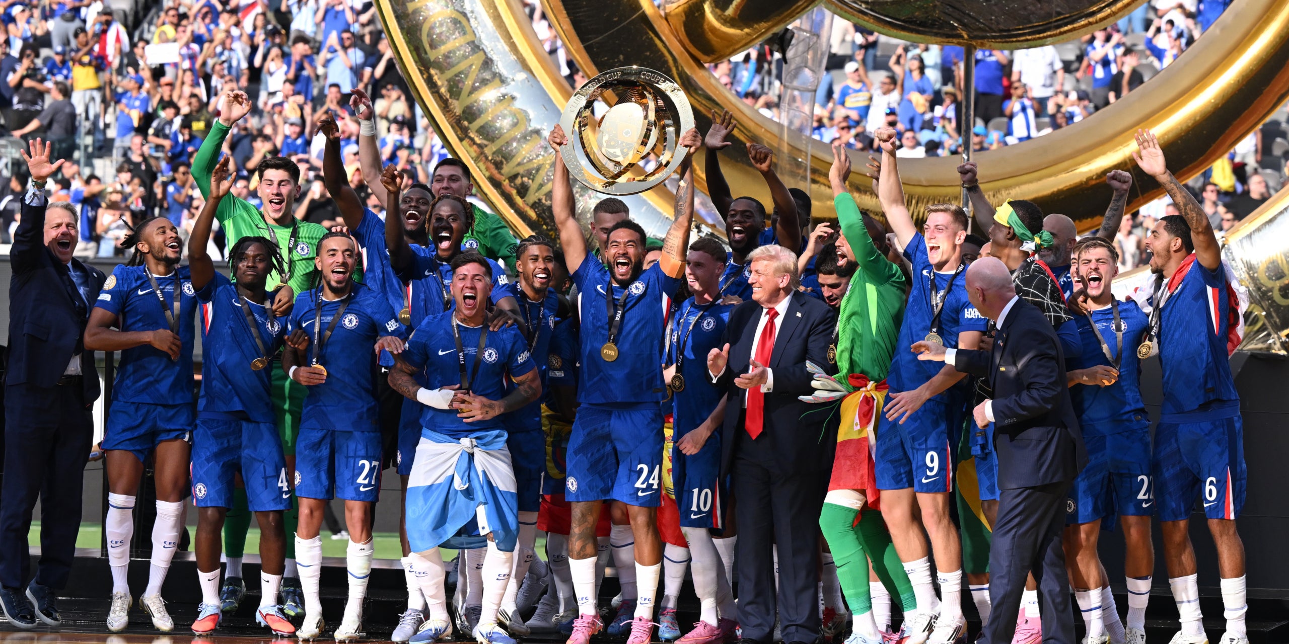 El Chelsea, levantando el trofeo del Mundial de Clubes | Europa Press
