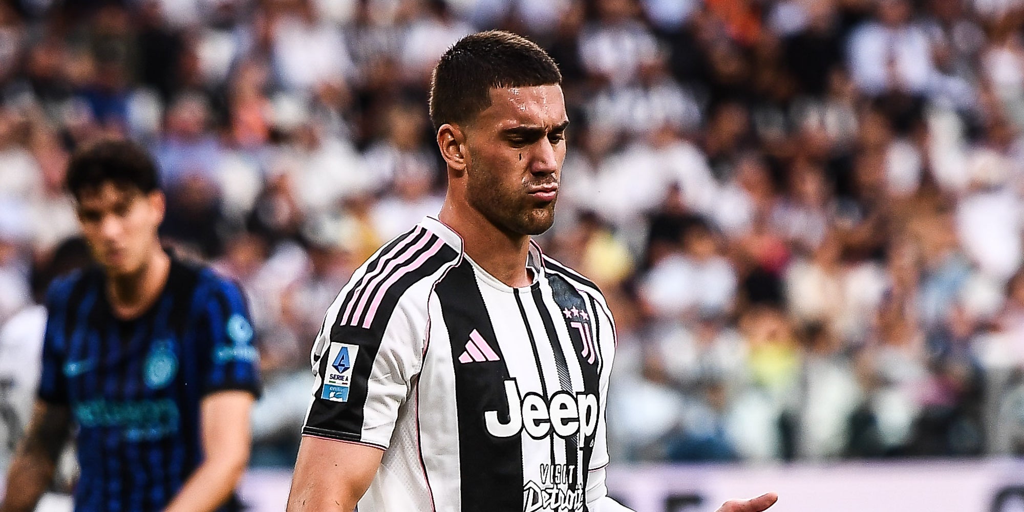 Dusan Vlahovic, davanter de la Juventus de Torí, durant un partit | Europa Press
