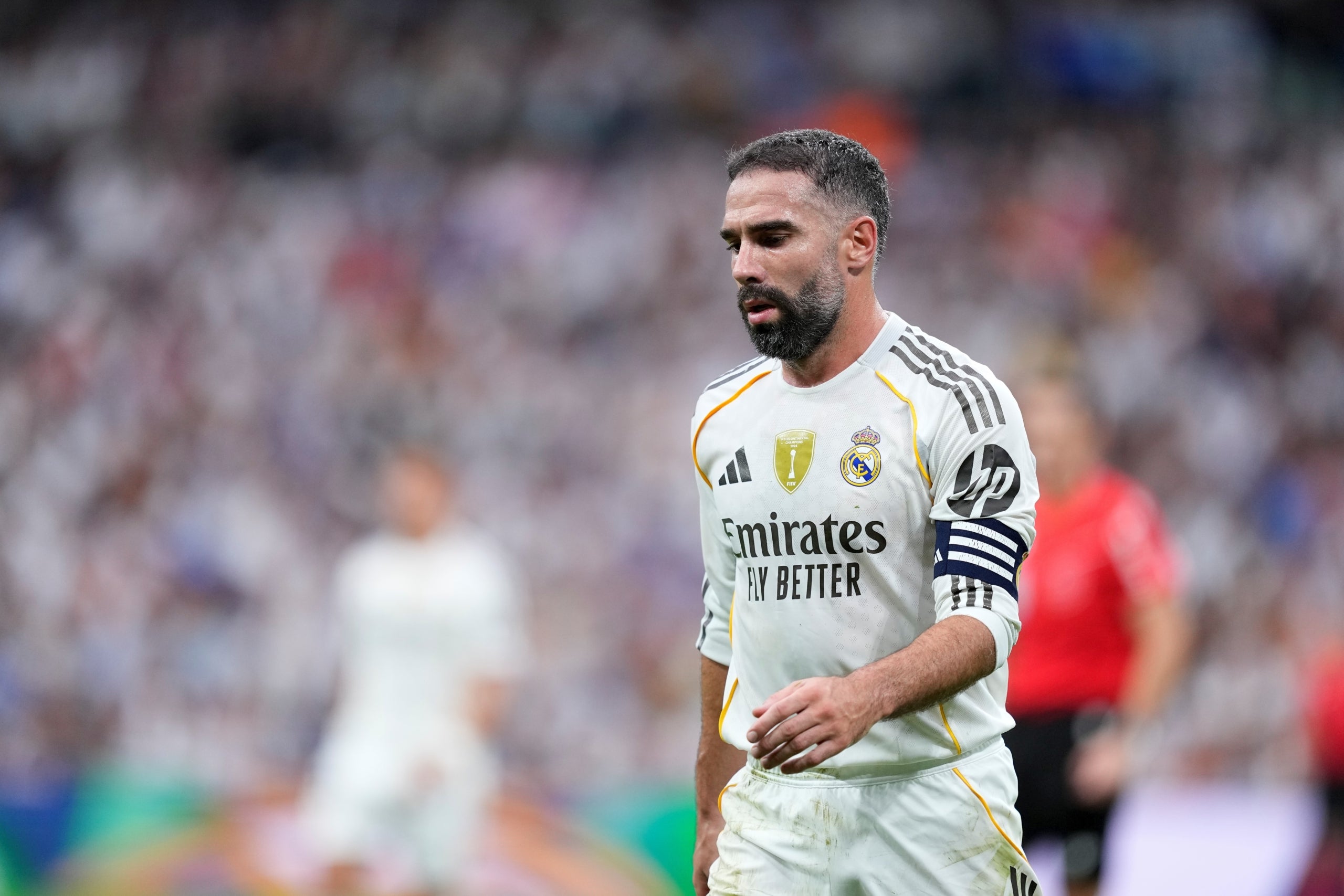 Dani Carvajal, durant un partit del Reial Madrid | Europa Press