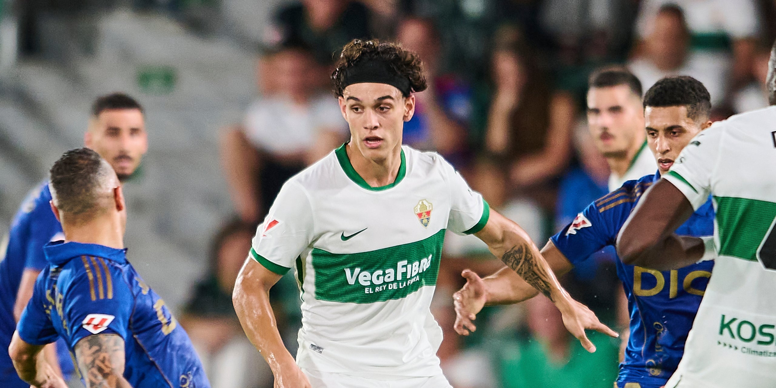 Héctor Fort, durant un partit amb l'Elx | Europa Press