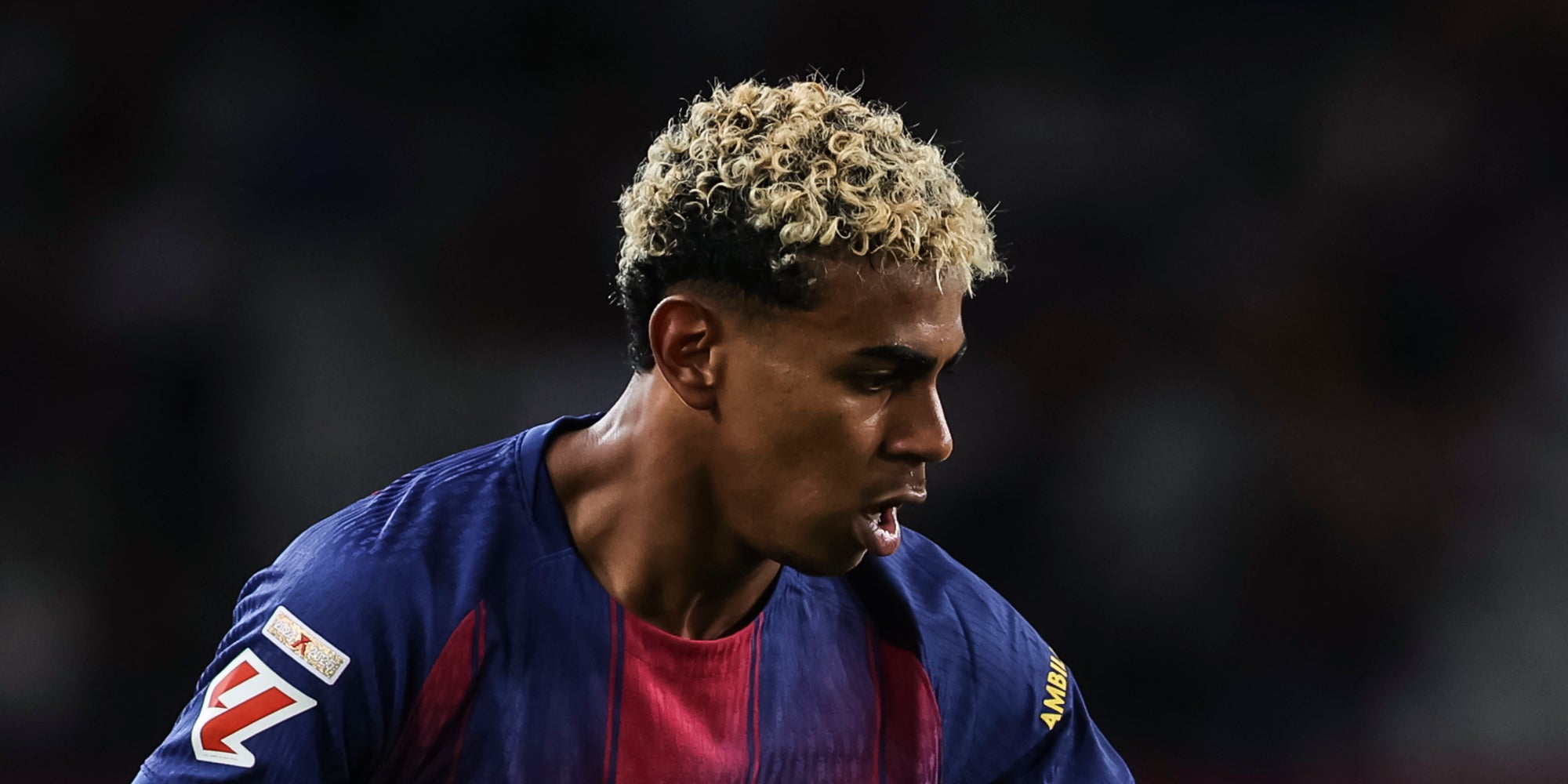 Lamine Yamal, durante un partido con el Barça | Europa Press