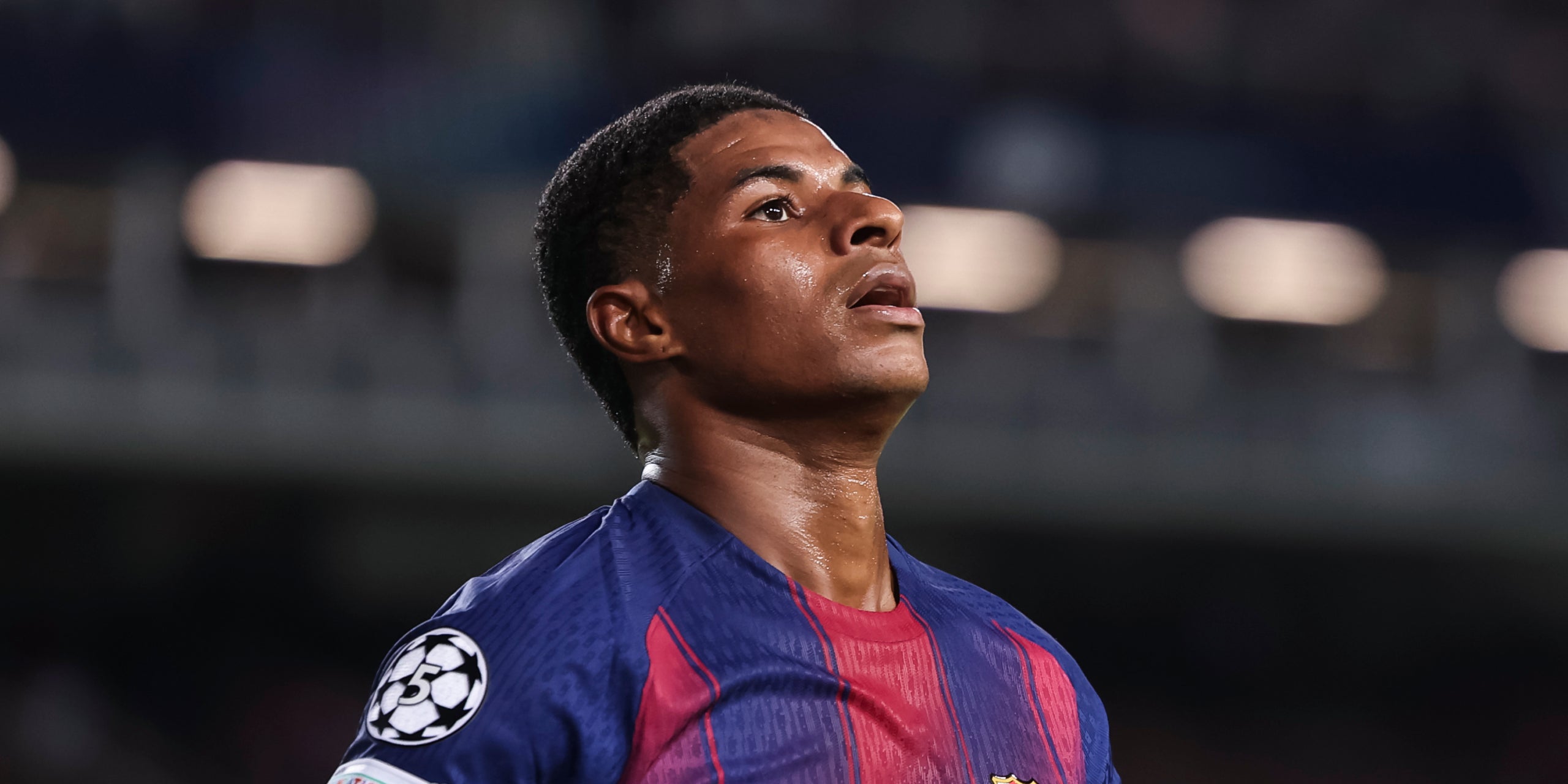 Marcus Rashford, durant un partit amb el Barça | Europa Press