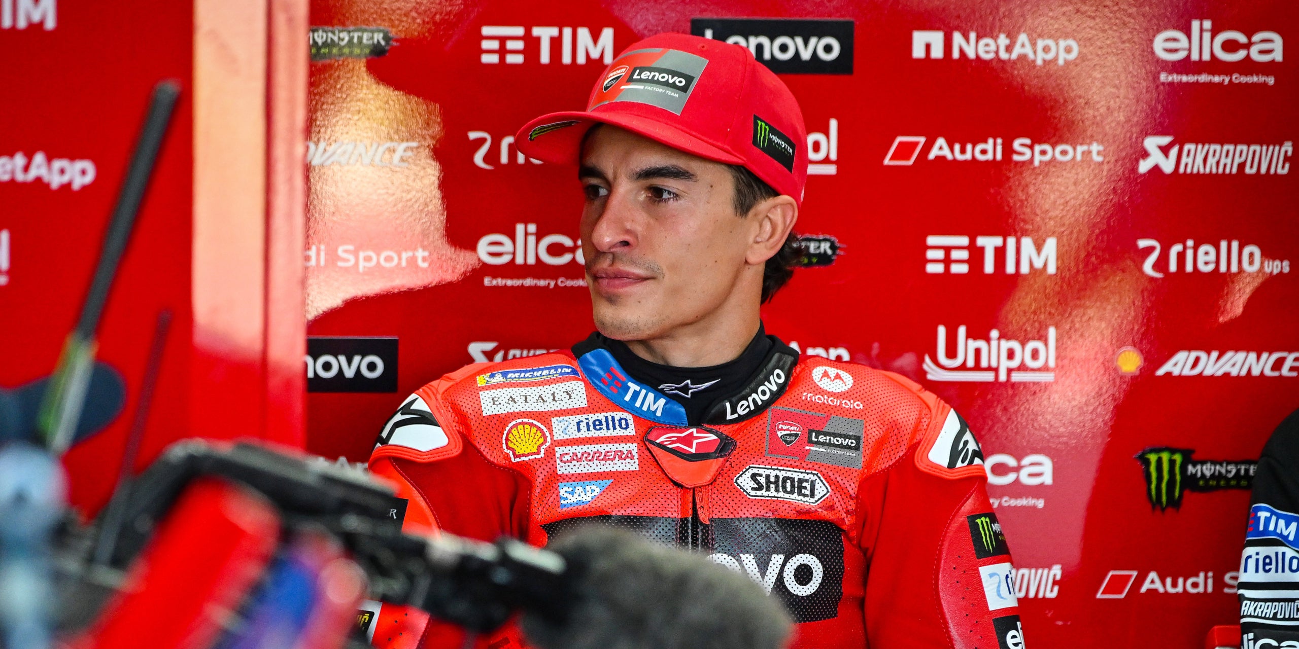 Marc Márquez, durante un Gran Premio de MotoGP con Ducati | Europa Press