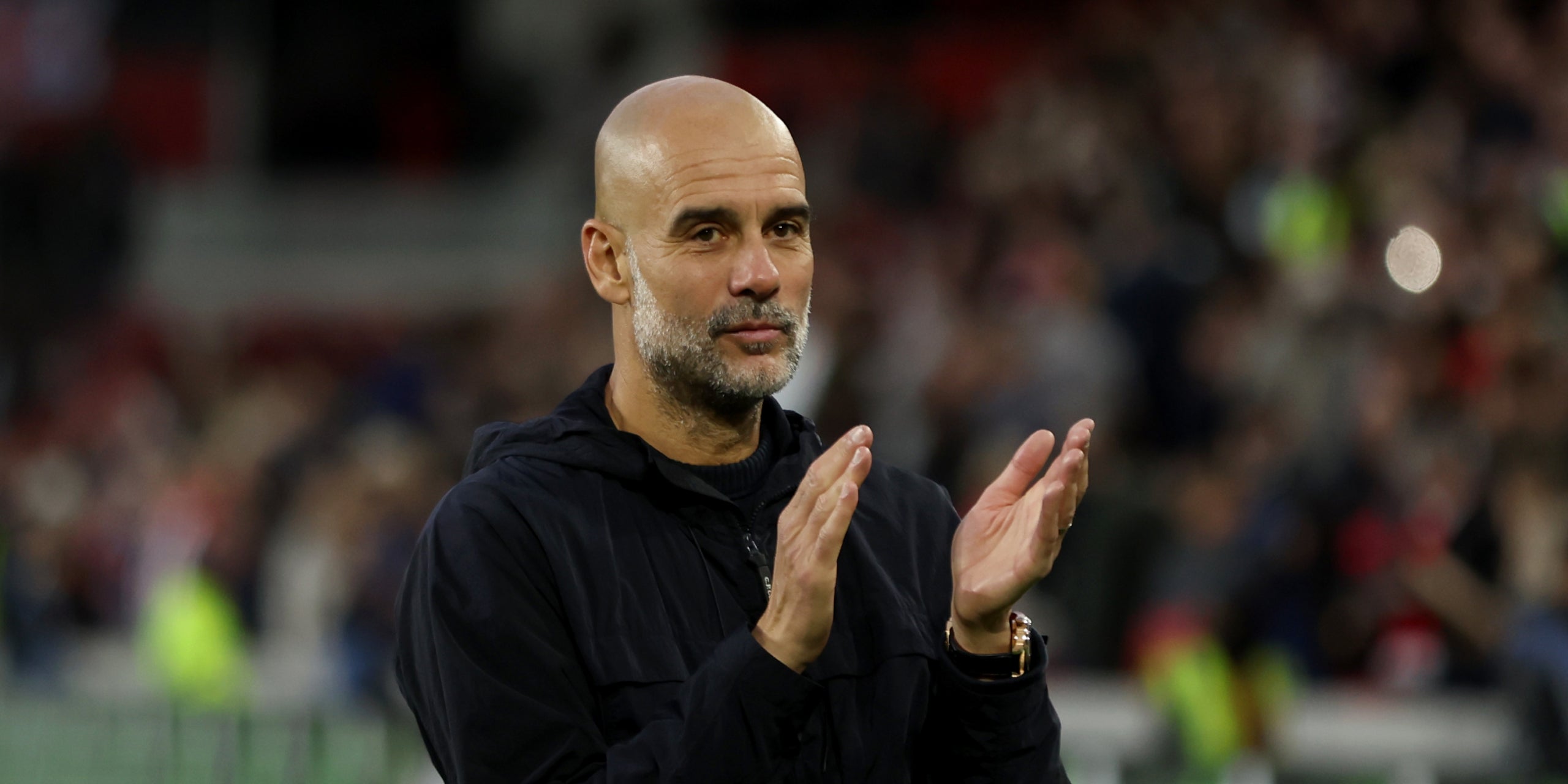 Pep Guardiola, durant un partit amb el Manchester City | Europa Press