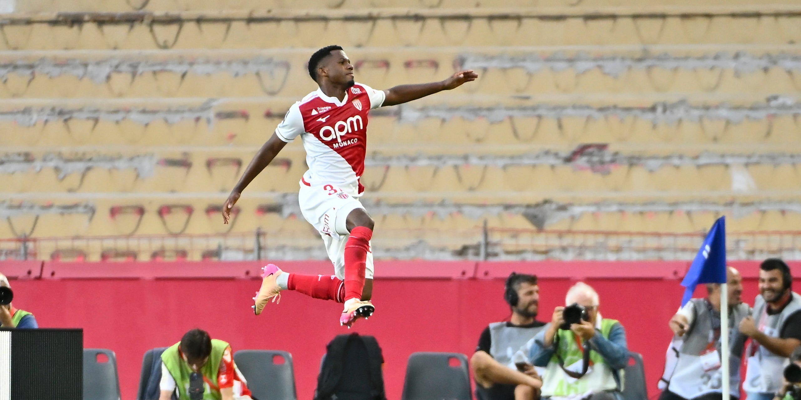 Ansu Fati, celebrant un gol amb el Mònaco | Europa Press