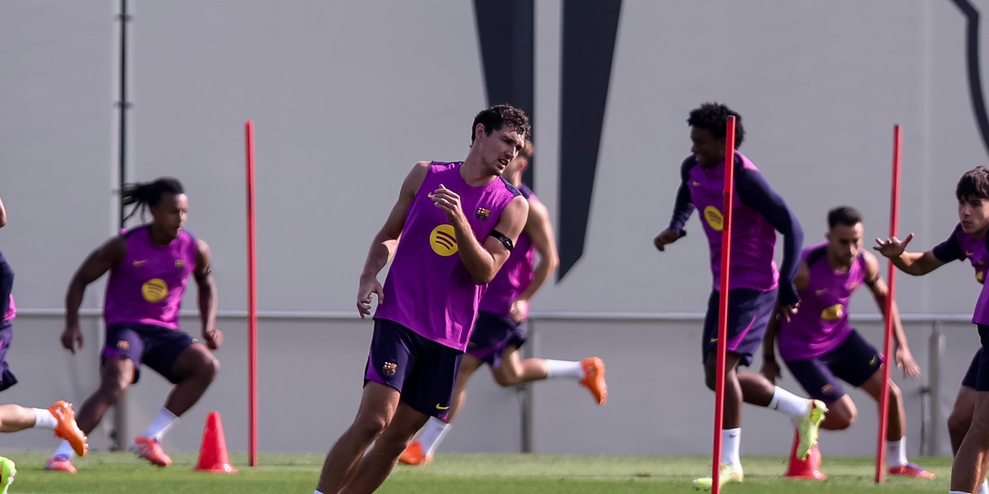 Andreas Christensen, durant un entrenament amb el Barça | Europa Press