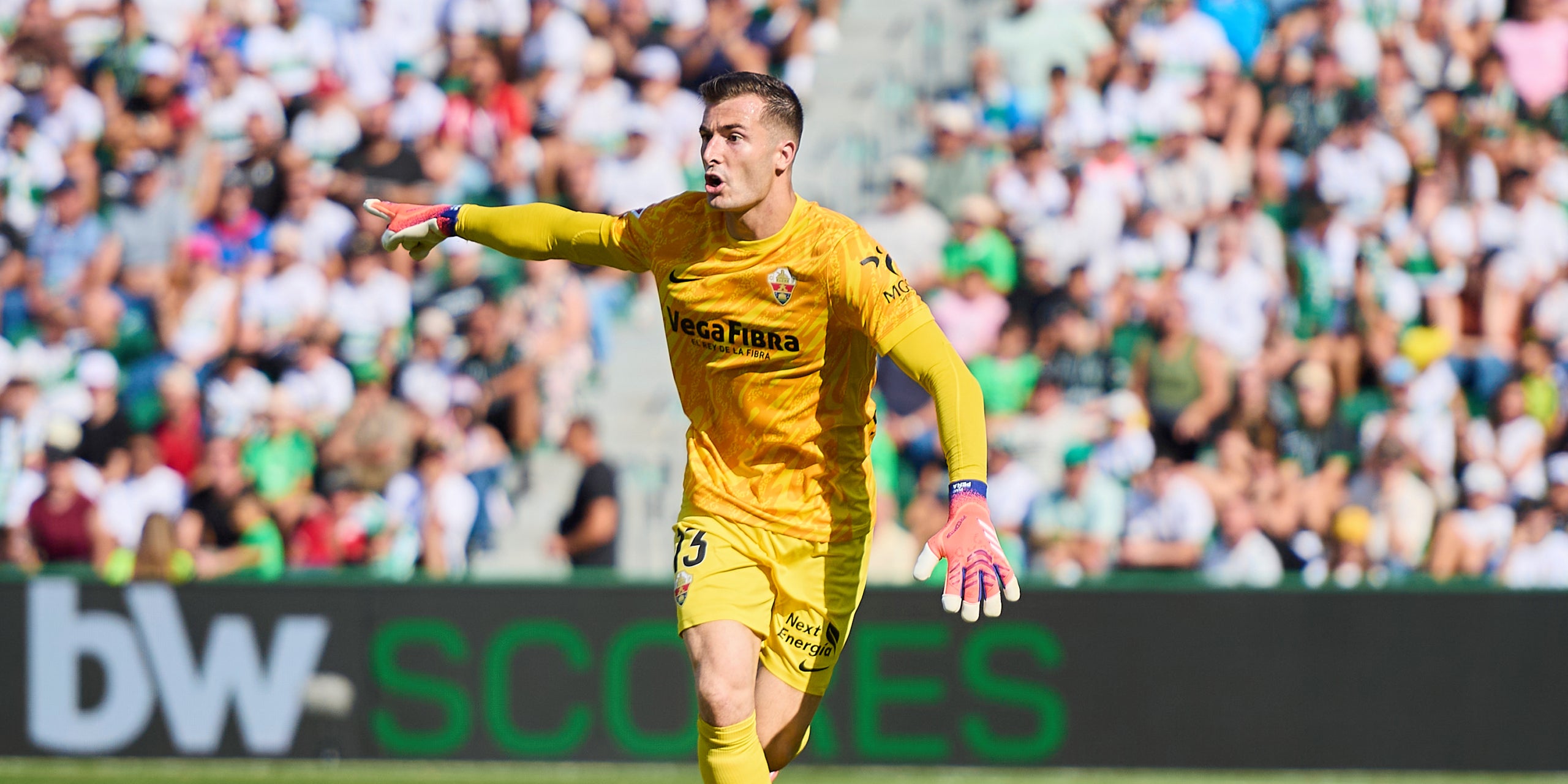 Iñaki Peña, durante un partido con el Elche | Europa Press