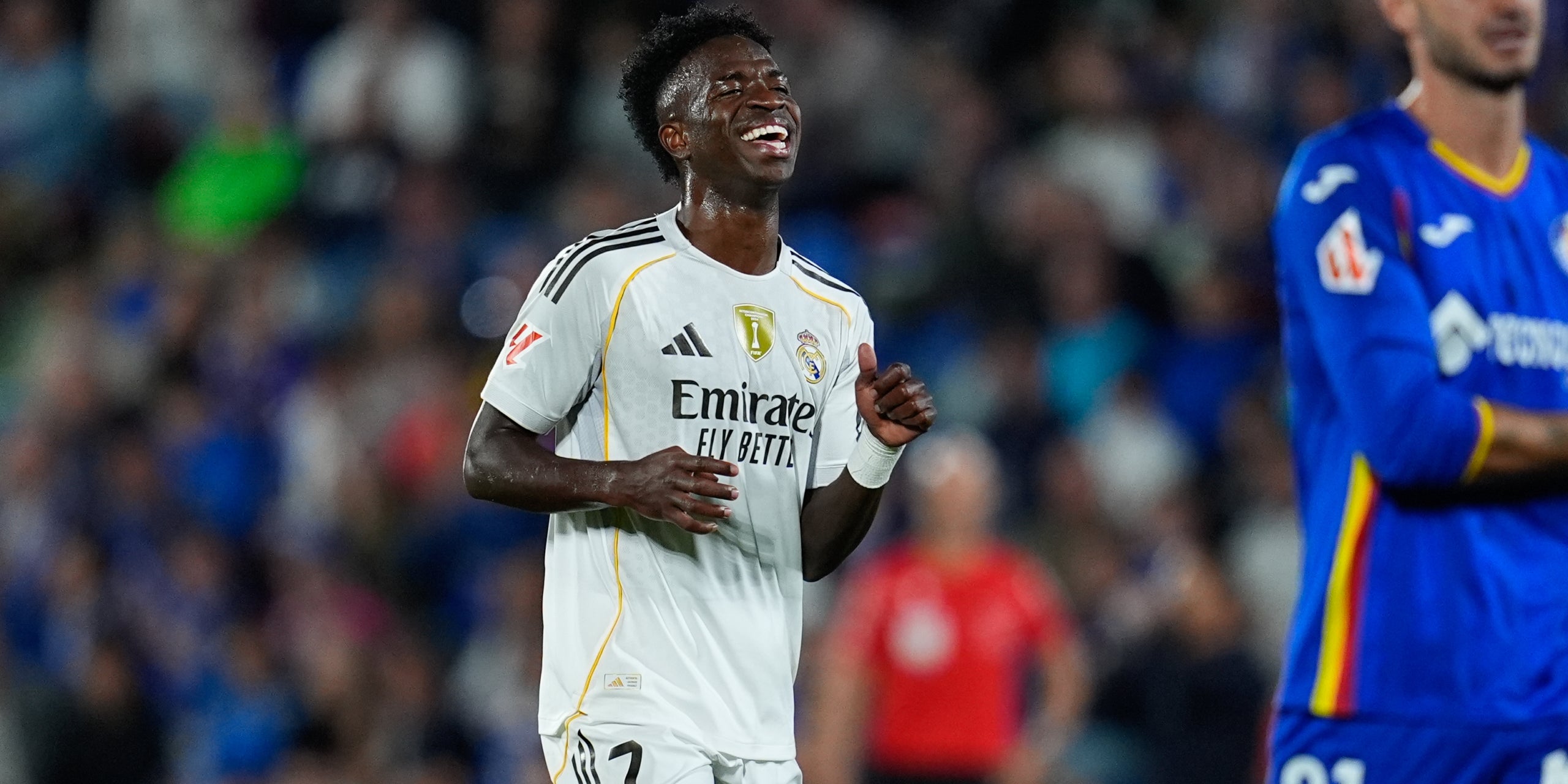Vinicius, durant el Getafe-Madrid | Europa Press