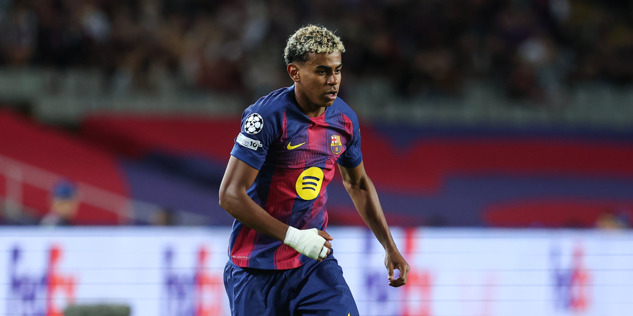 Lamine Yamal, durant un partit amb el Barça | Europa Press