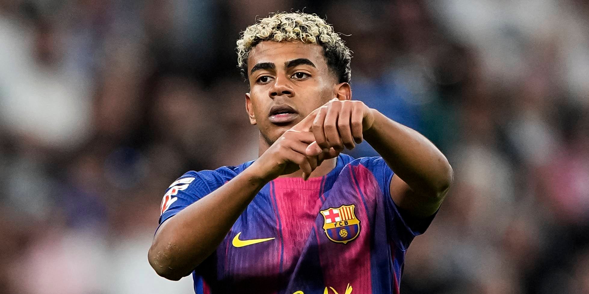 Lamine Yamal durant un partit del Barça | Europa Press