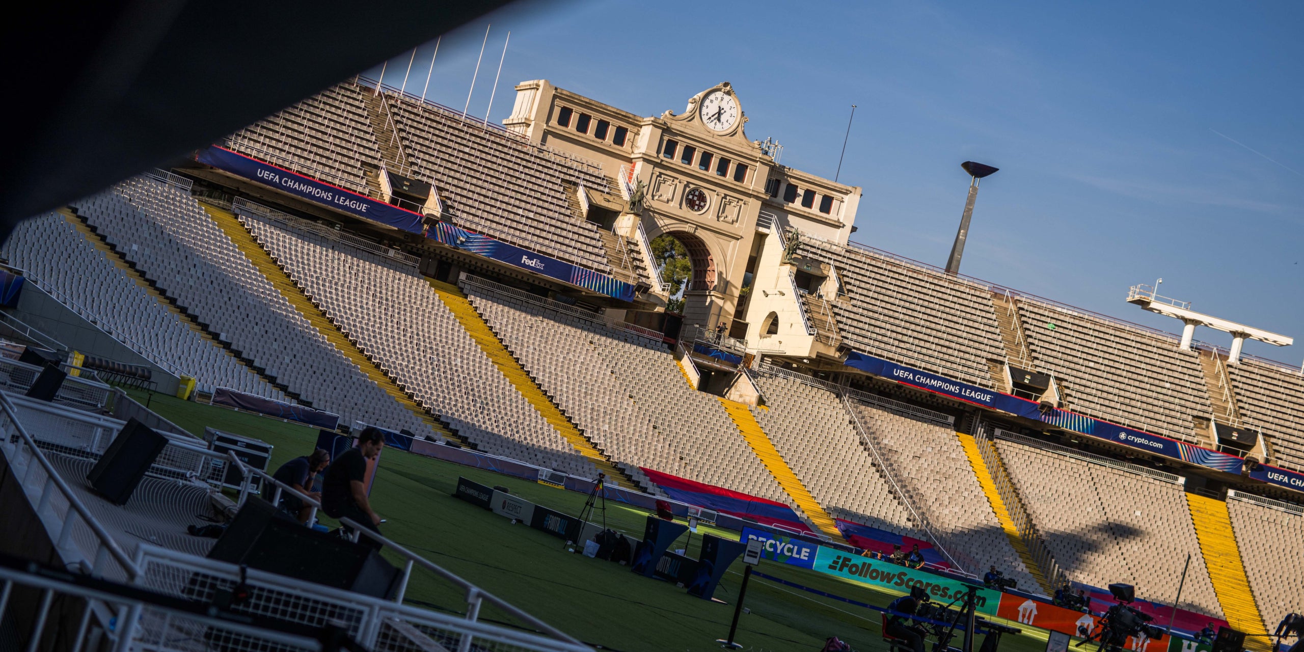 El Estadio Olímpico Lluís Companys, antes del Barça-PSG | FC Barcelona