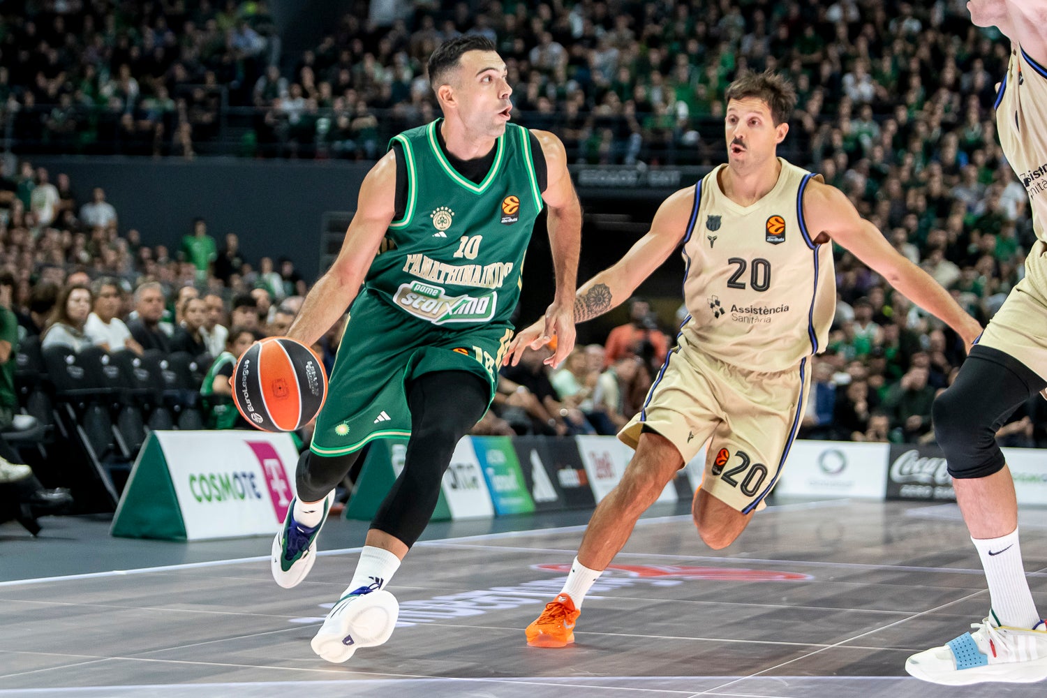 Nico Laprovittola, durant el partit contra Panathinaikos | FC Barcelona