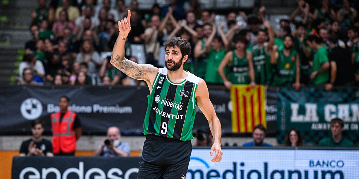 Ricky Rubio, durant un partit amb la Penya | Joventut de Badalona