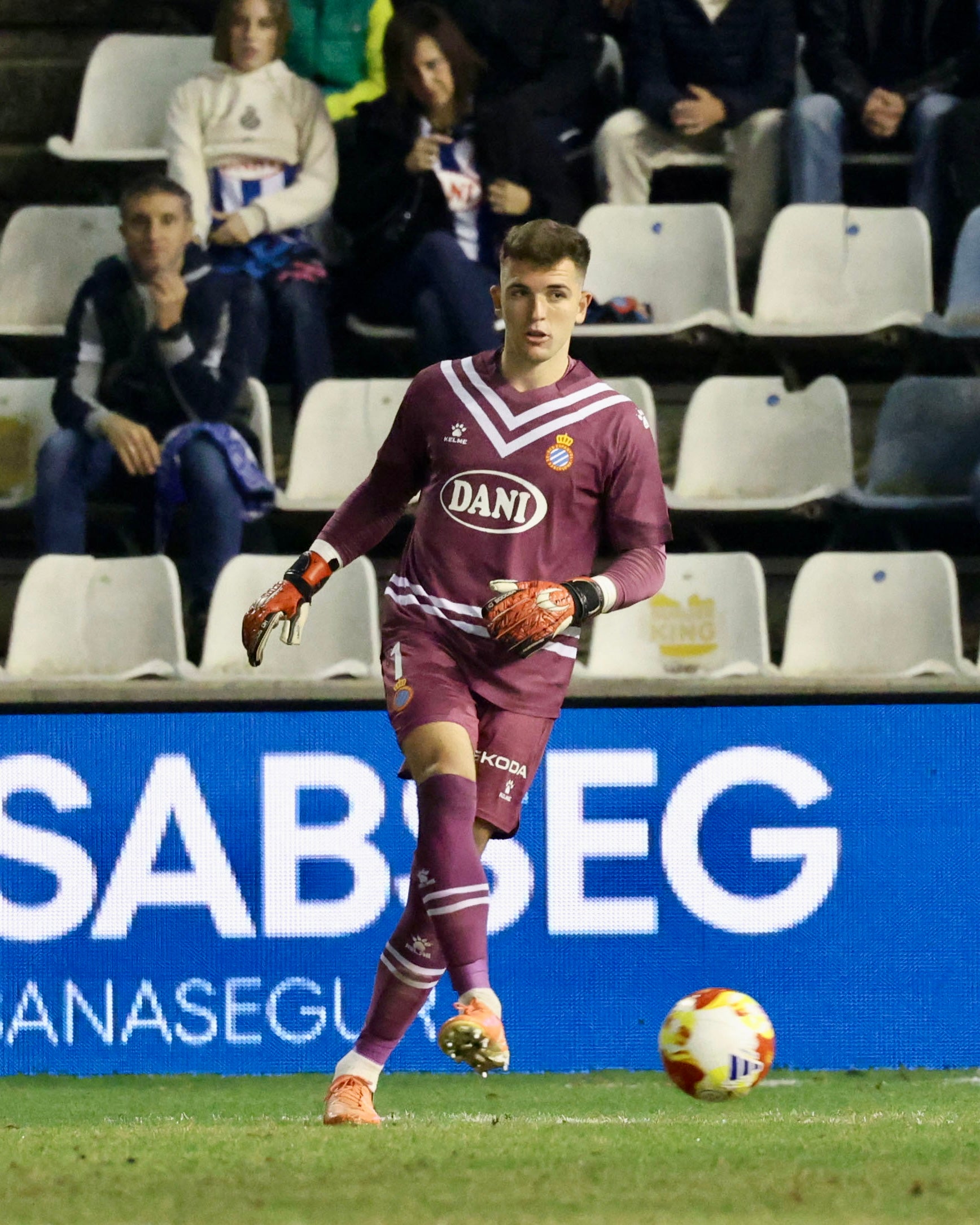Àngel Fortuño, durant el partit contra l'Atlètic Lleida | RCD Espanyol